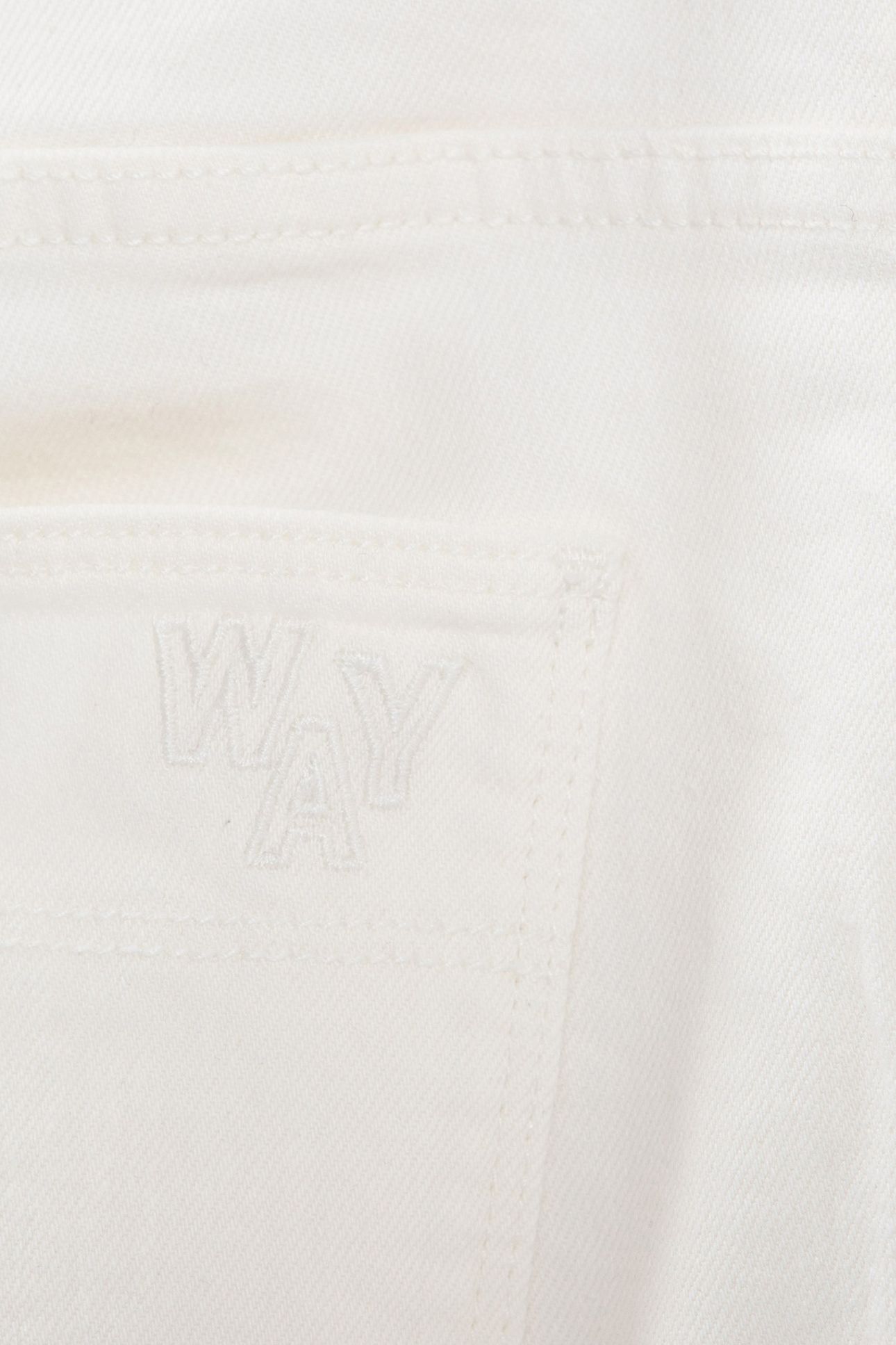 GIRLS' OFF-WHITE DENIM CARGO TROUSERS 6