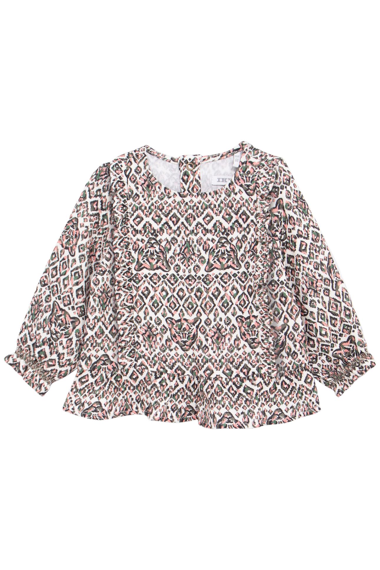ECRU BLOUSE LENZING™ ECOVERO™ ETHNIC BABY GIRL 1