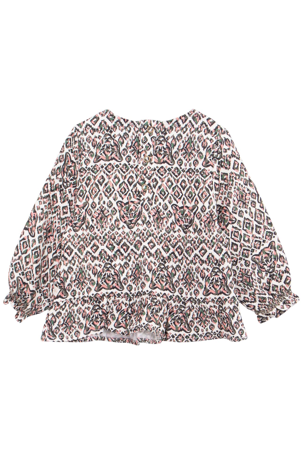 ECRU BLOUSE LENZING™ ECOVERO™ ETHNIC BABY GIRL 2