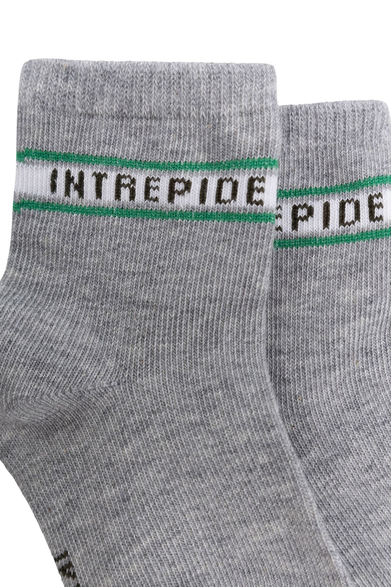 BABY BOY KHAKI AND GREY SOCKS 4