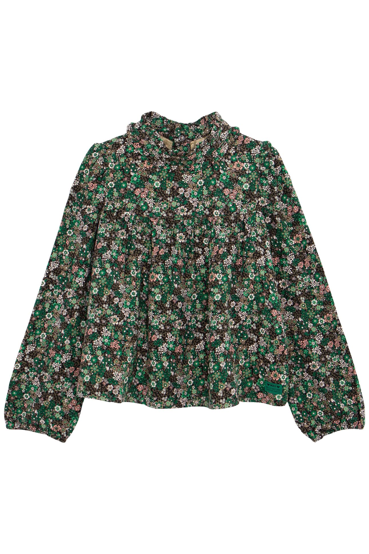 KHAKI BLOUSE LENZING™ ECOVERO™ LEOFLORAL PRINT GIRL 1