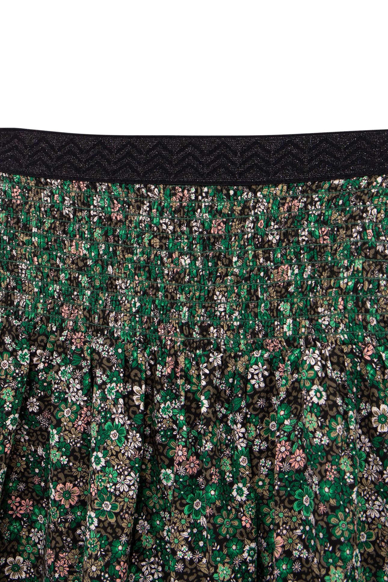KHAKI SKIRT LENZING™ ECOVERO™ LEOFLORAL PRINT GIRL 3