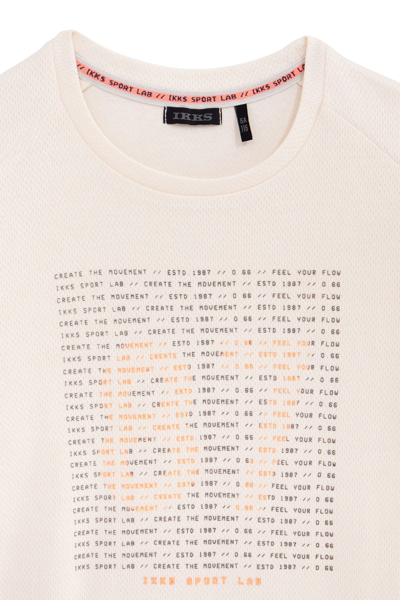 BOY'S ECRU FANCY PRINT THERMOREACTIVE T-SHIRT 3
