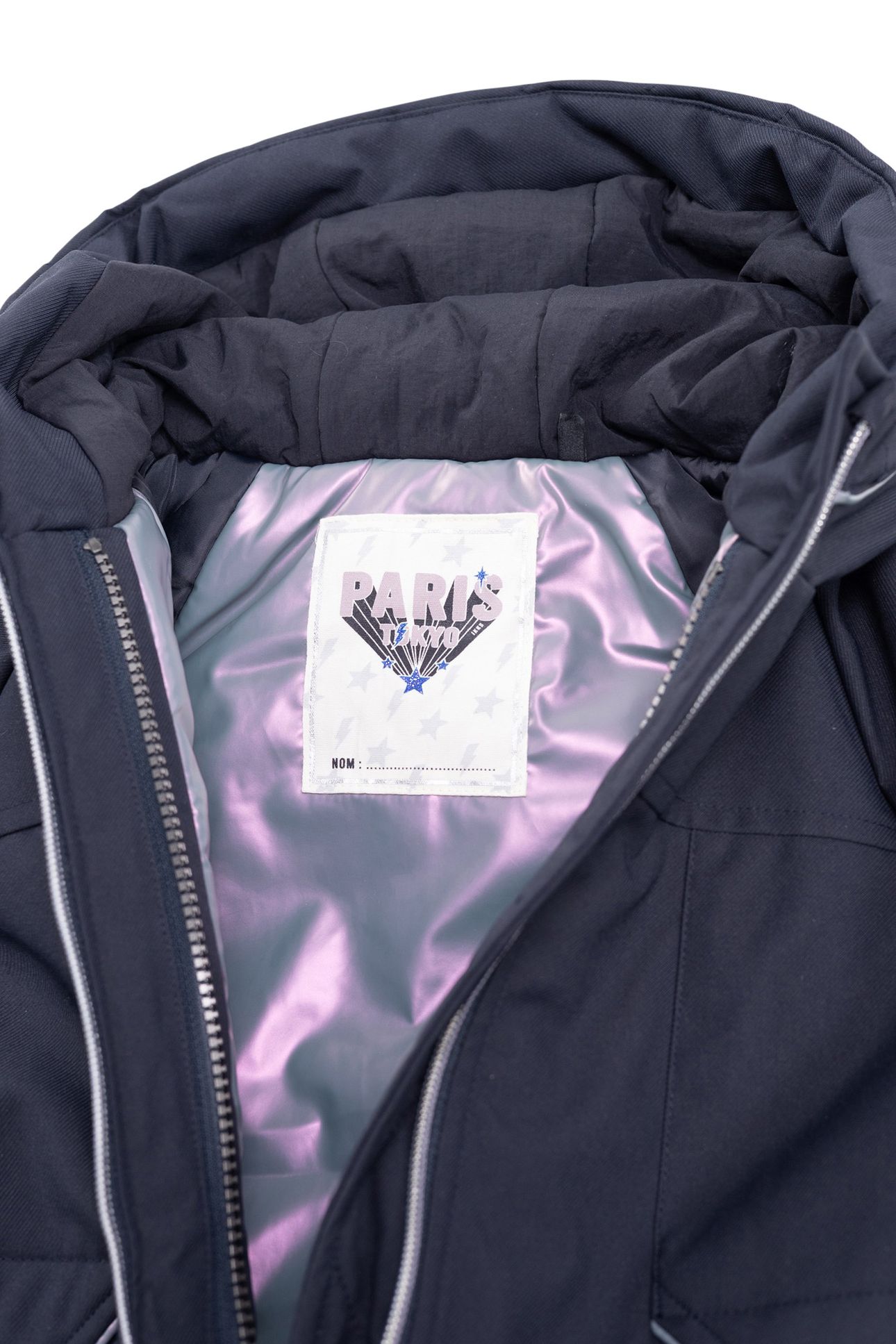 GIRL’S 2-IN-1 NAVY STARS AND LIGHTNING PARKA/PADDED JACKET 5
