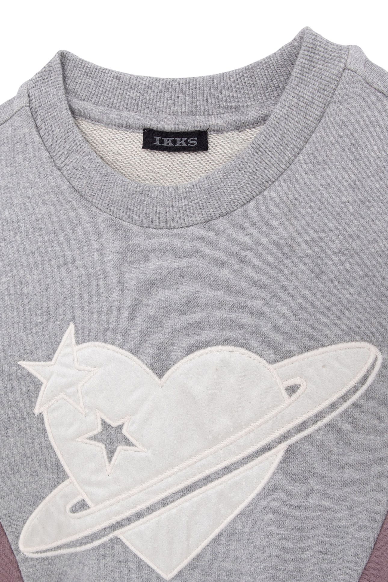 GIRL'S GREY HEART-PLANET MAXI SWEATSHIRT 4