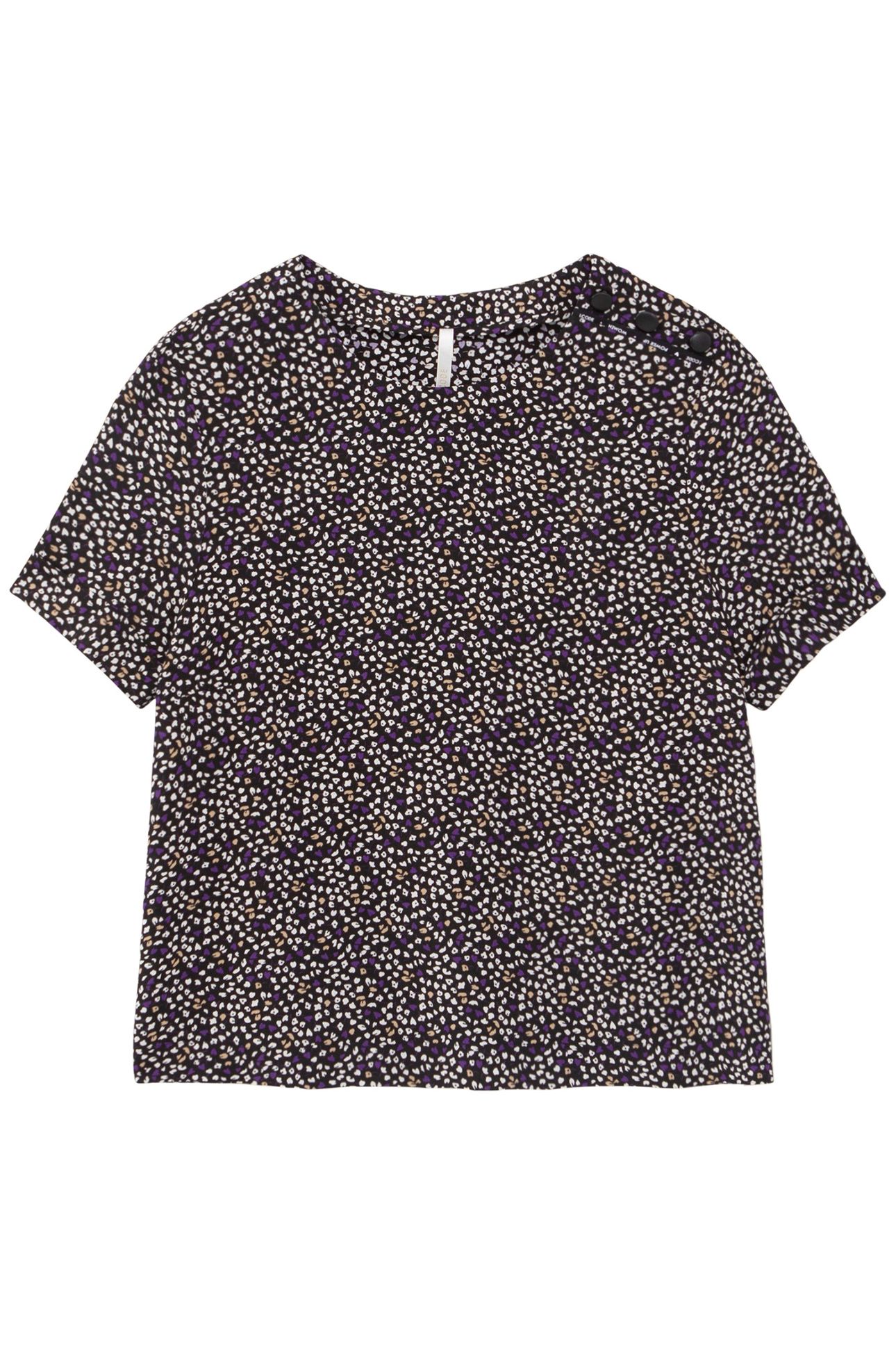 BLACK TOP WITH MICRO FLORAL-LEOPARD PRINT 3