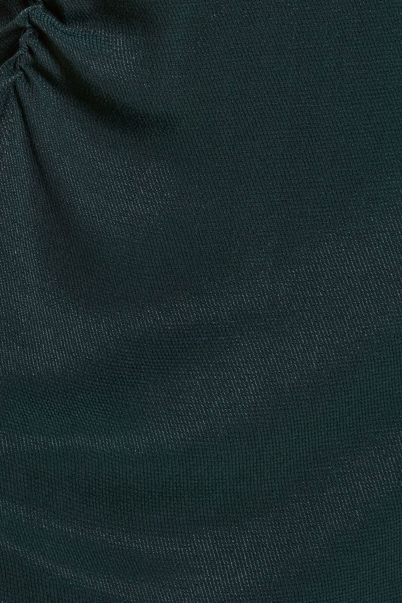 MIDNIGHT GREEN MIDI SKIRT  SIDE SLIT 7
