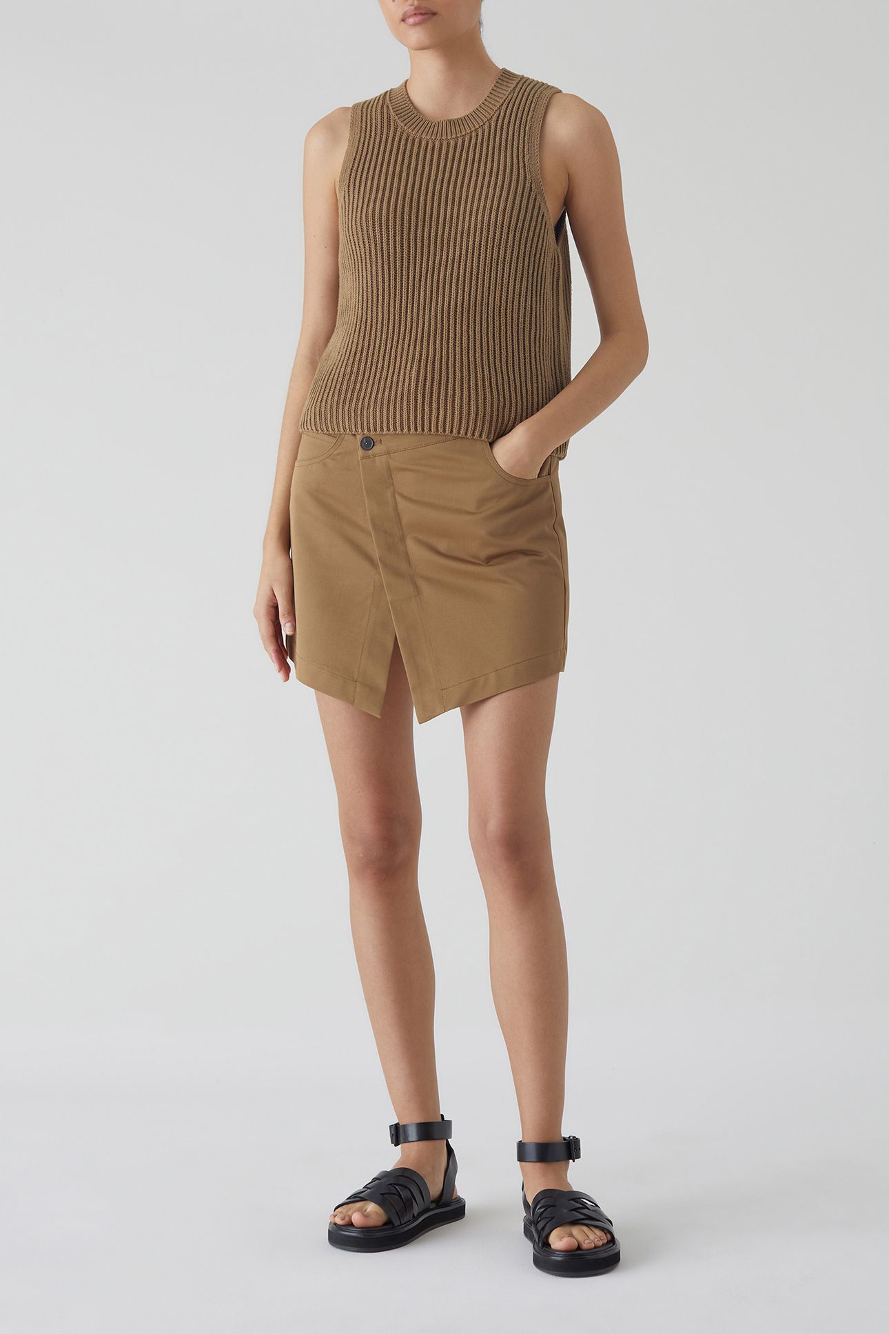 SHORT WRAP SKIRT SKIRTS NUTMEG 4