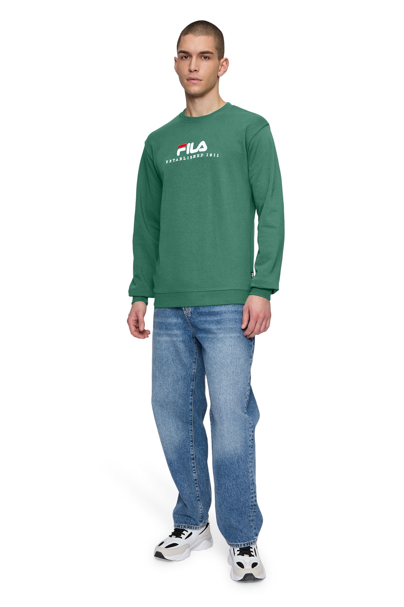 UNISEX BARTON CREW SWEAT FIR 3
