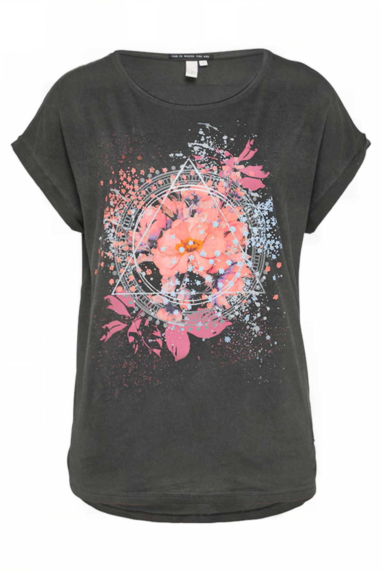 S.OLIVER-QS T-SHIRTS BLACK 4