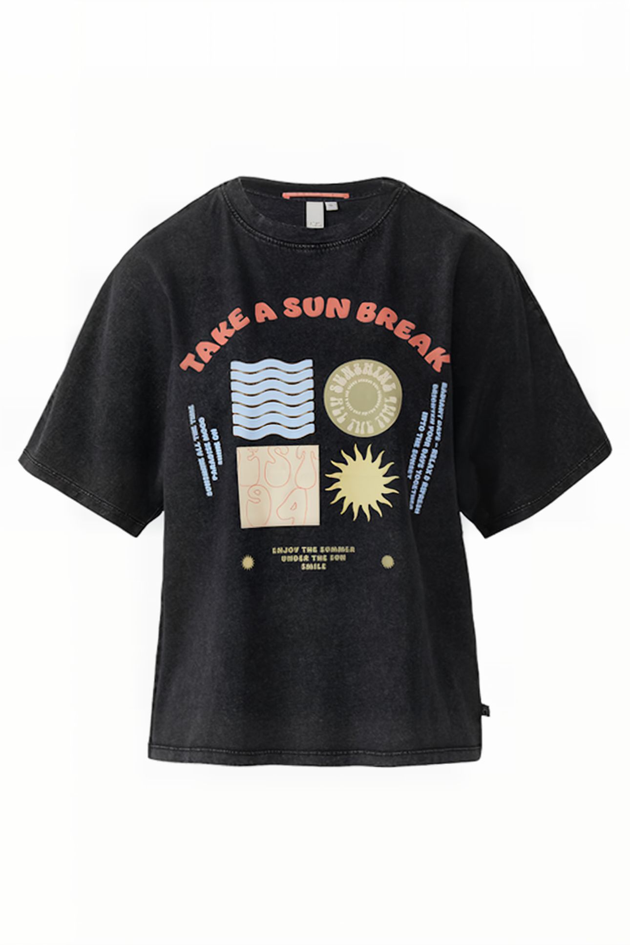 S.OLIVER-QS T-SHIRTS BLACK 4