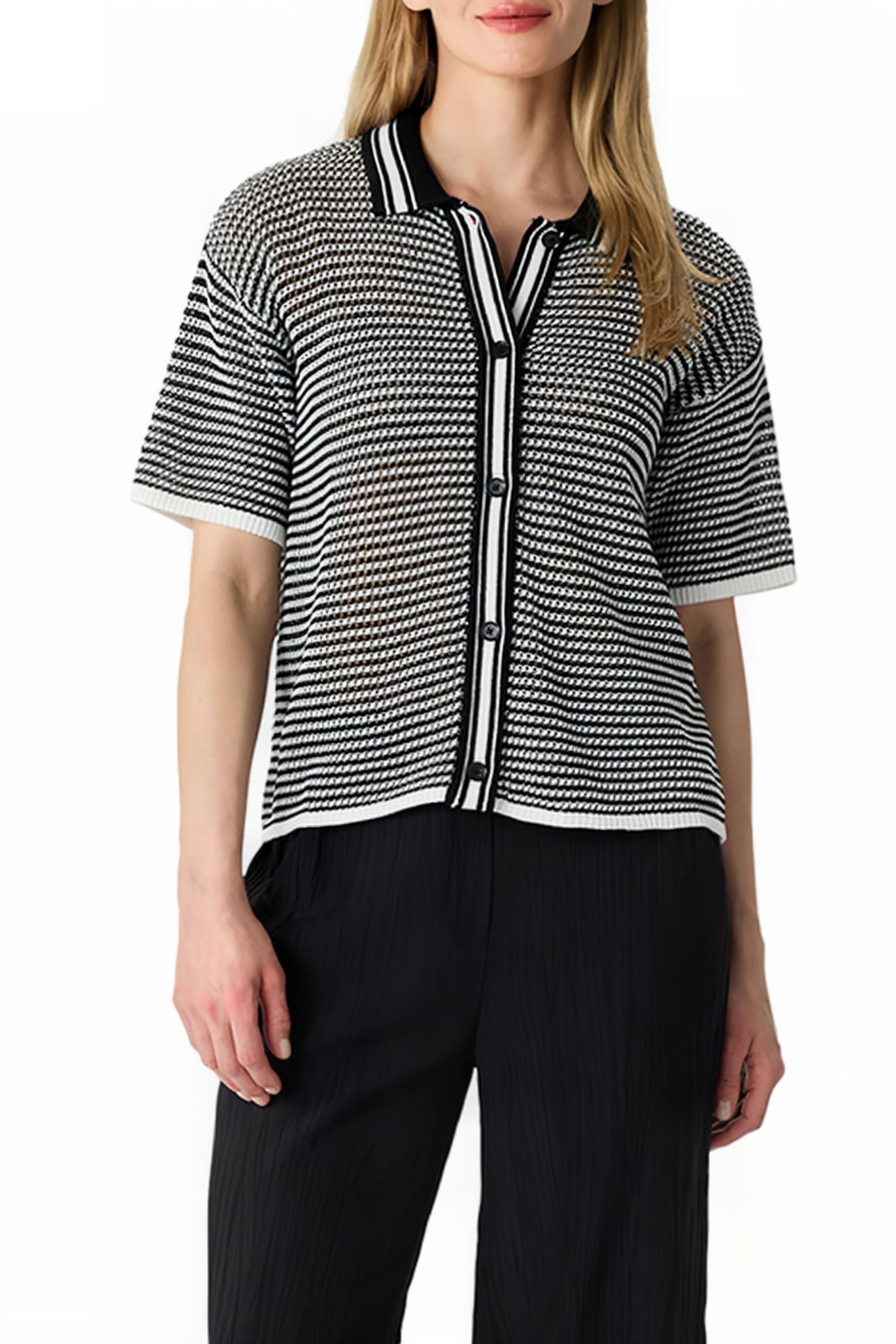 COMMA CARDIGAN BLACK 1