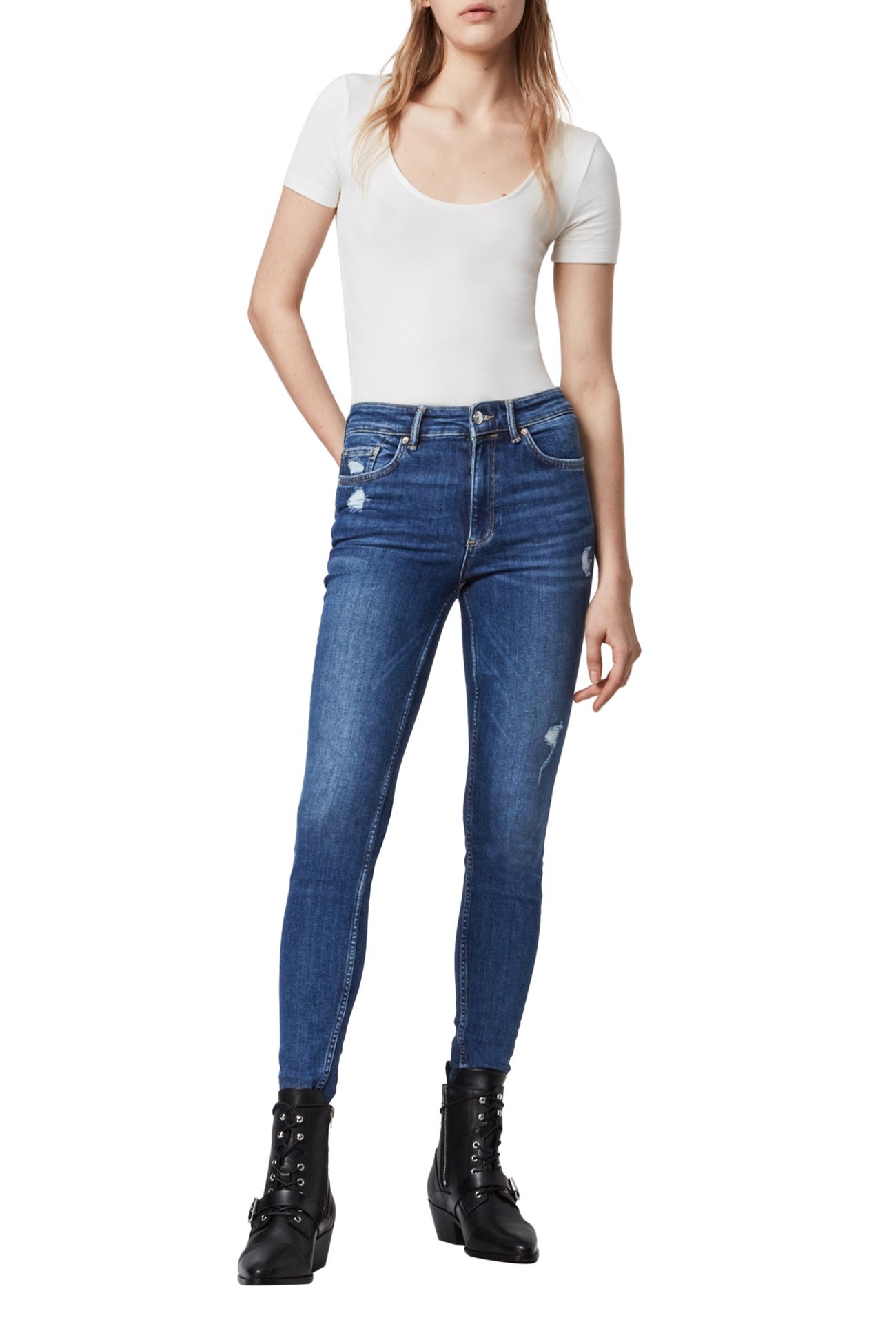 DAX JEAN MID INDIGO BLUE 3