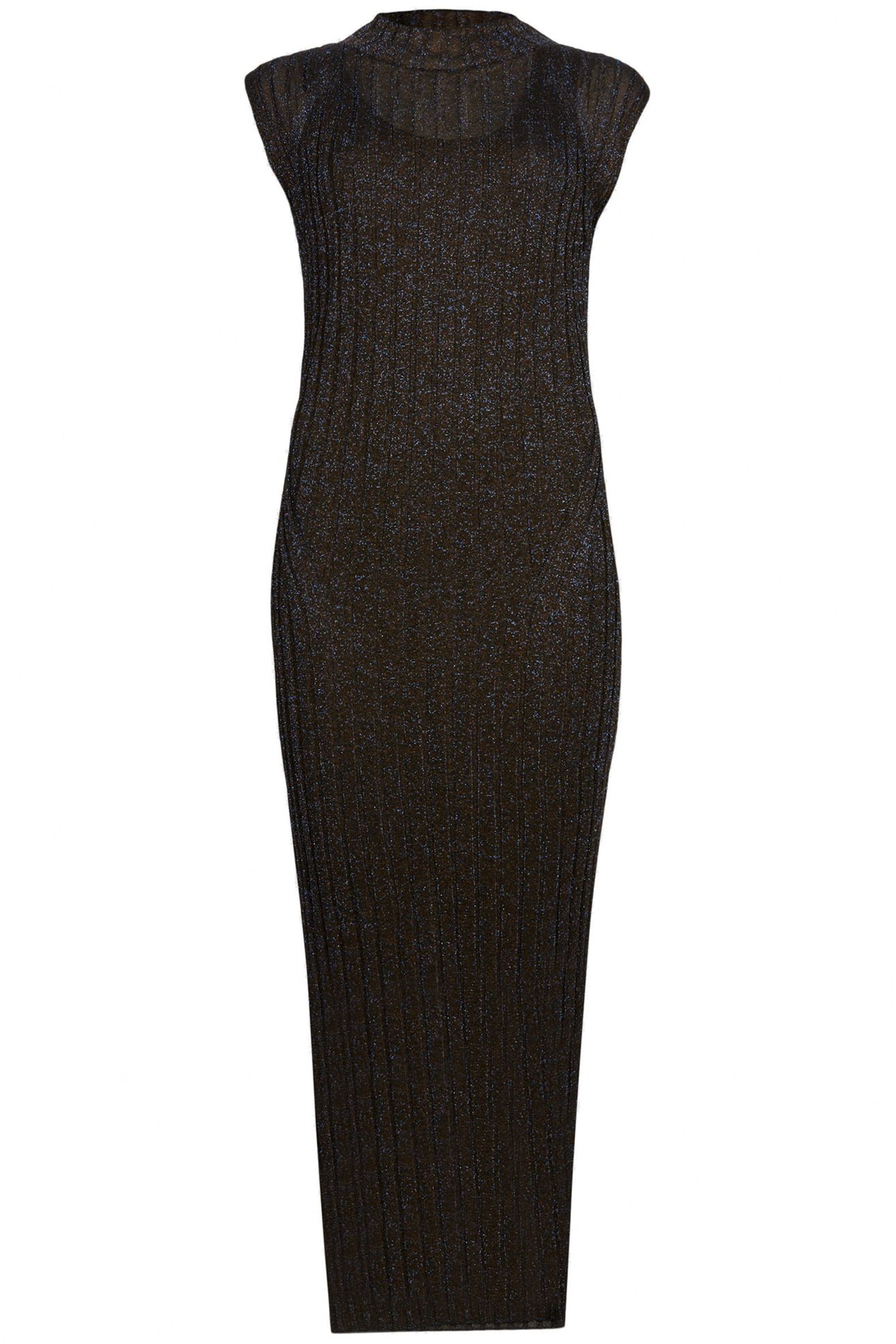 PATRICE DRESS BLACK/ROYAL BLUE 3