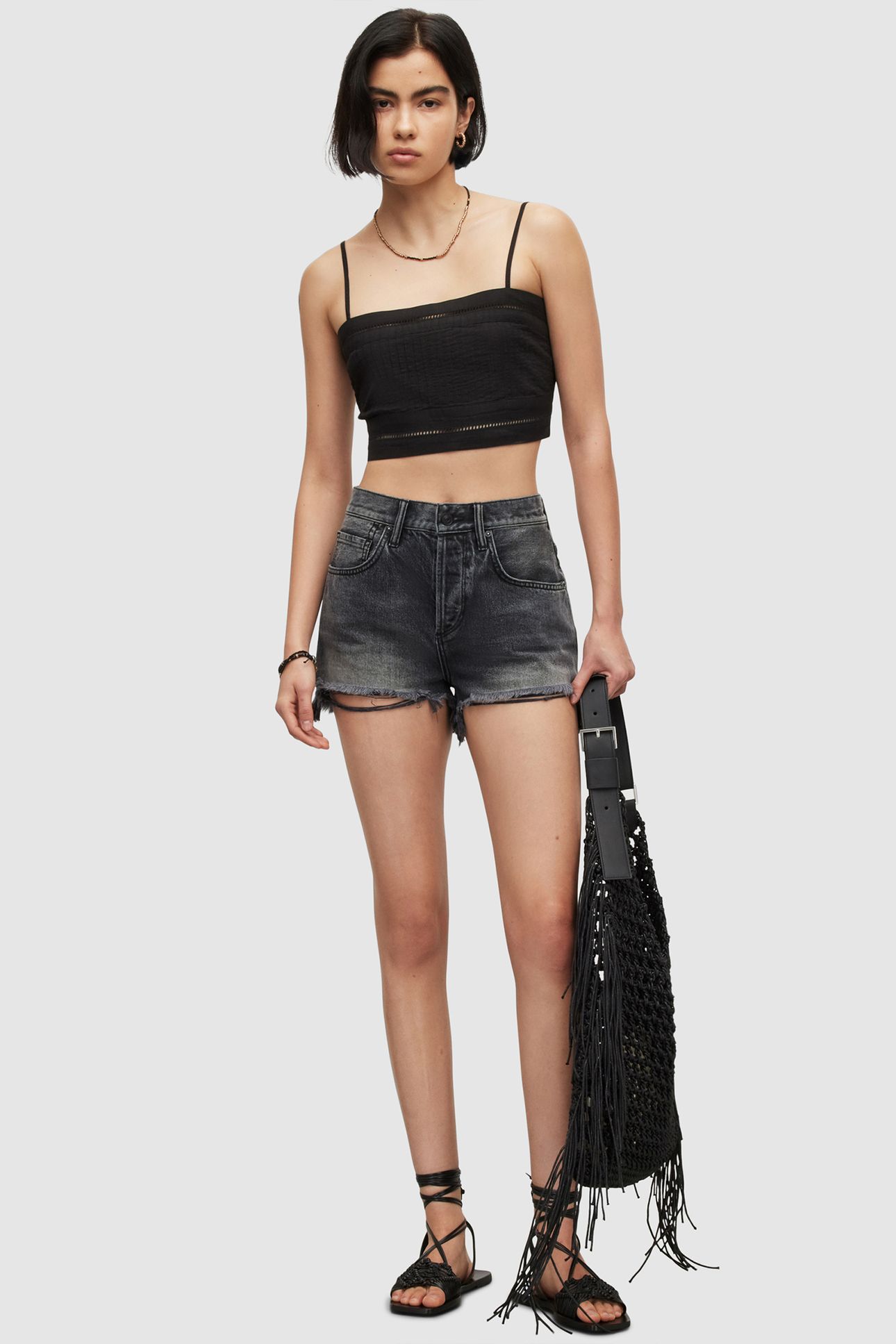 WHITLEY BRODERIE TOP BLACK 5