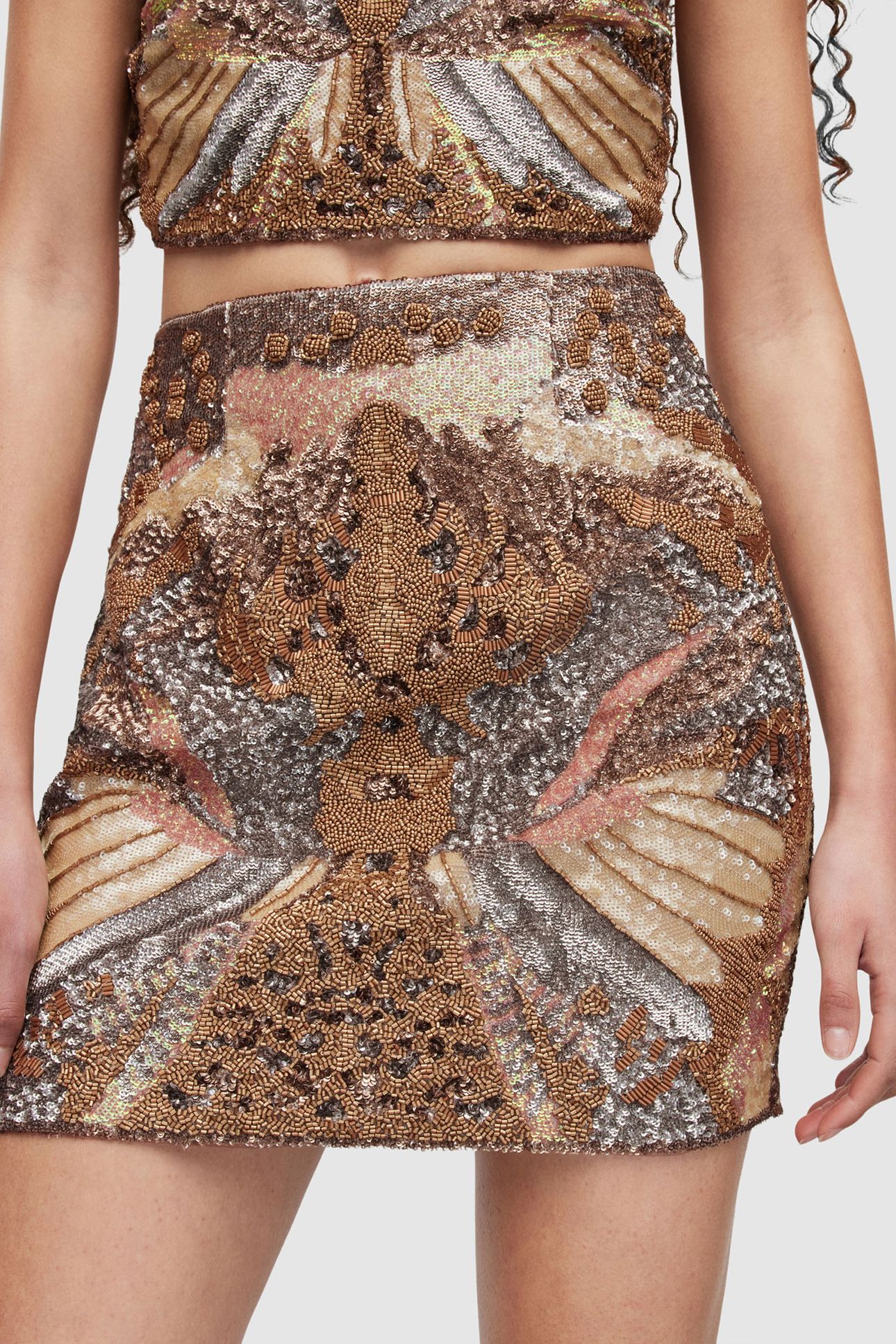 JAMILIA EMB SKIRT GOLD 6