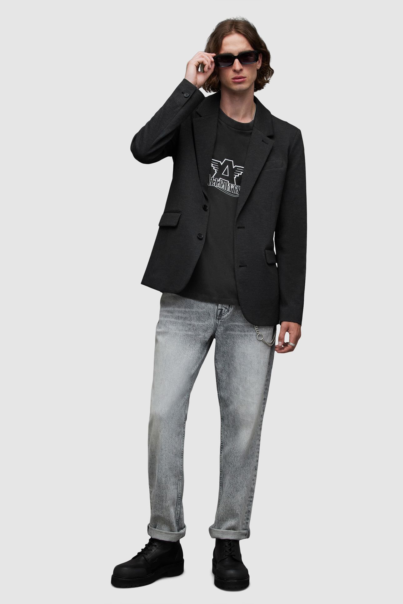 HELM BLAZER CHARCOAL MARL 3