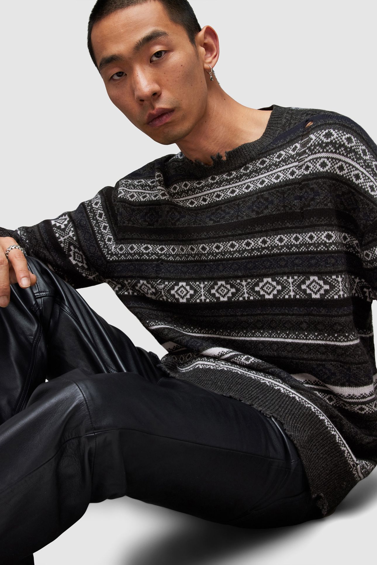 HALLDOR CREW CHARCOAL MARL 6