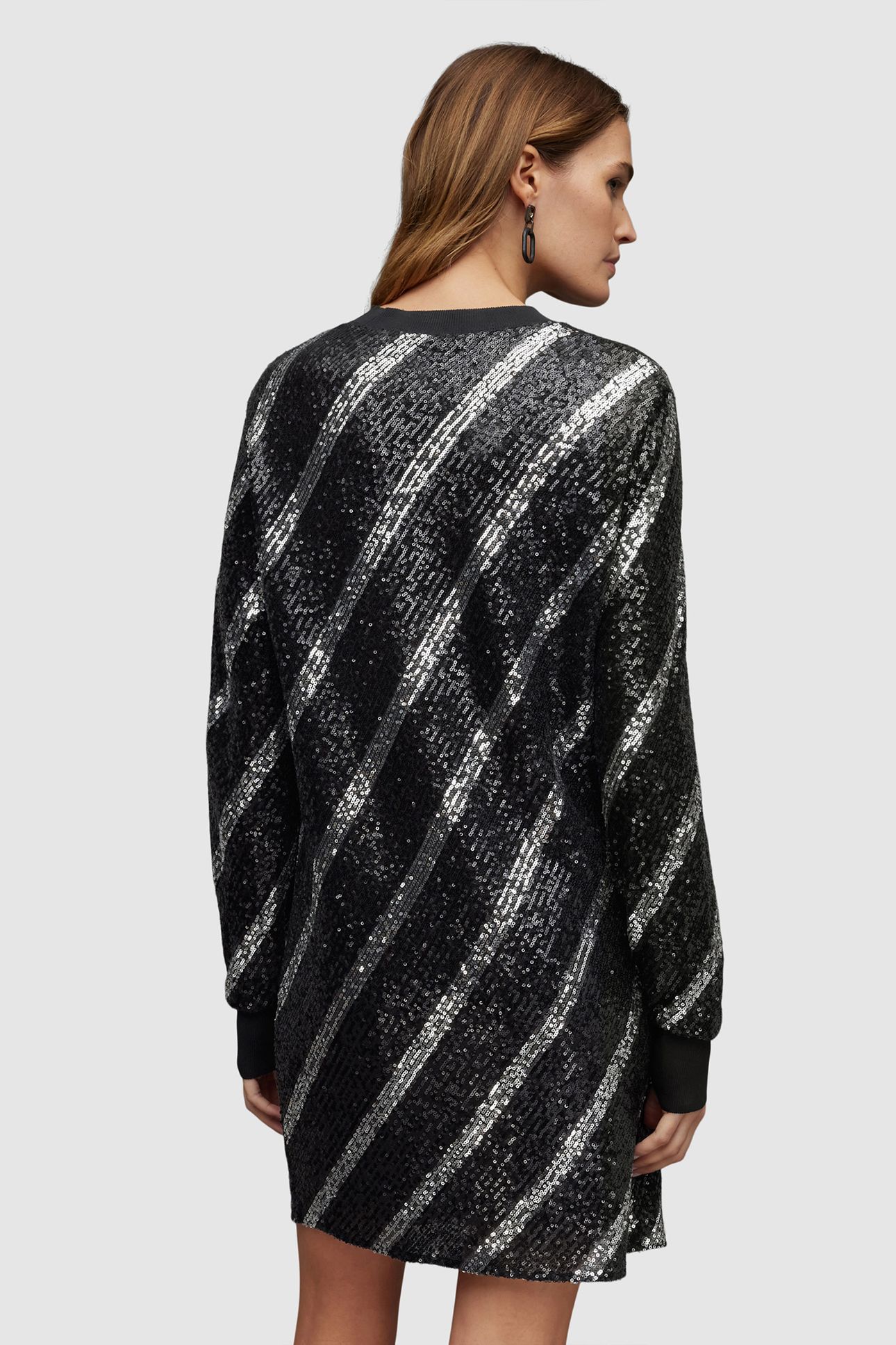 JUELA BOWI DRESS BLACK/SILVER 2