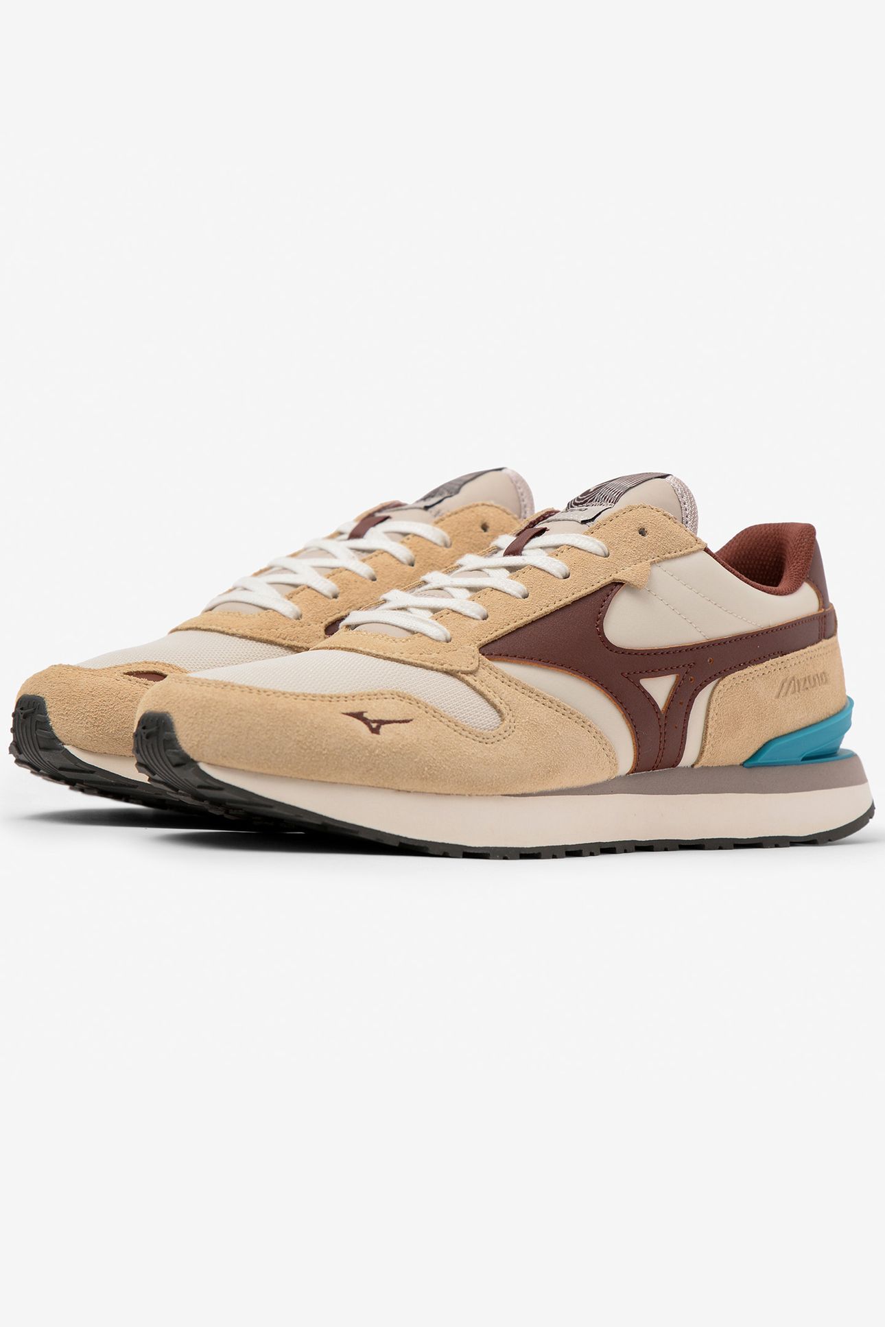 UNISEX SHOE S.L.MIZUNO RB87 SILVER BIRCH/RUM RAISIN/M.DESERT 2