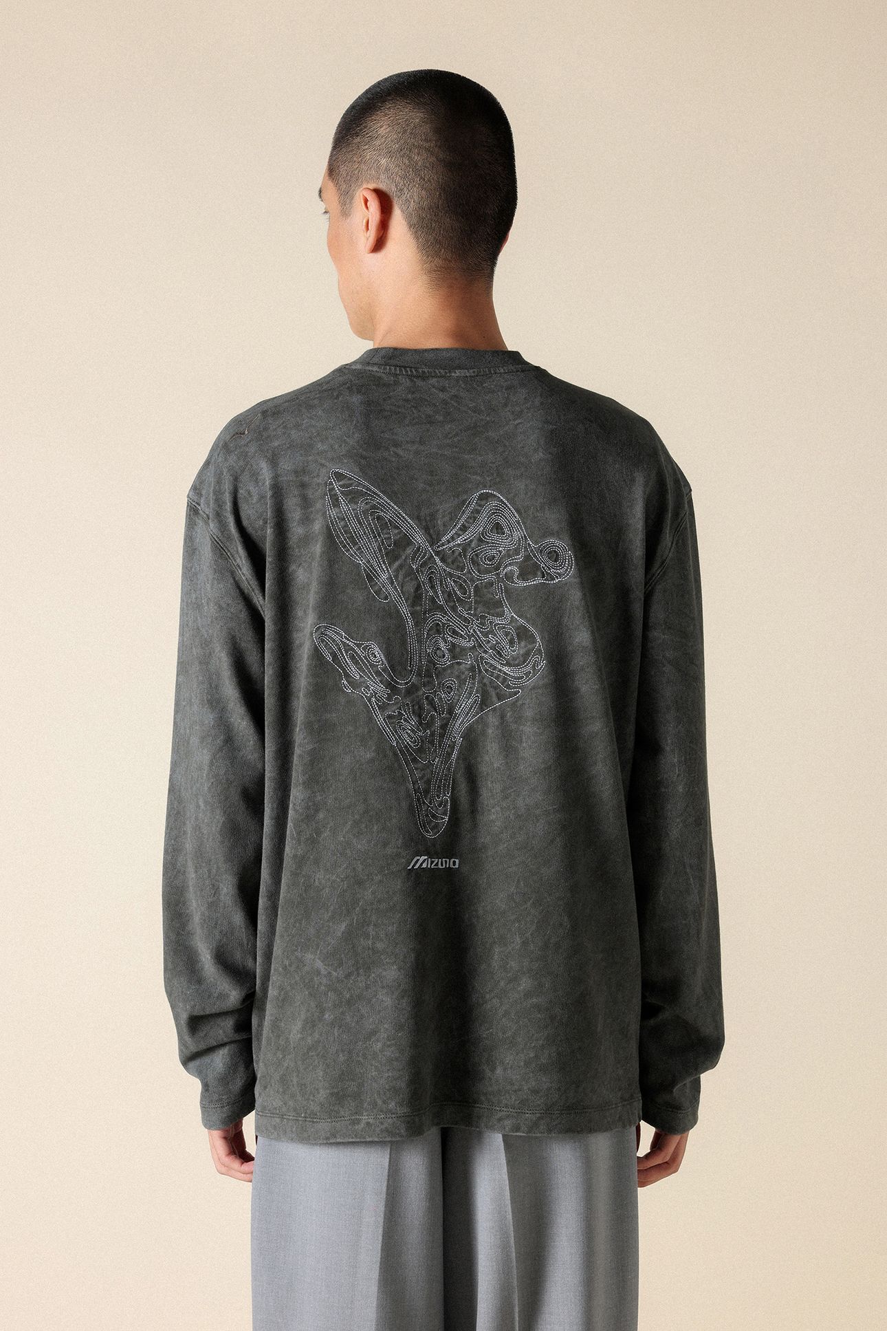 UNISEX SL FLORATECH LONG SLEEVE TEE PEATCHARCOAL 4