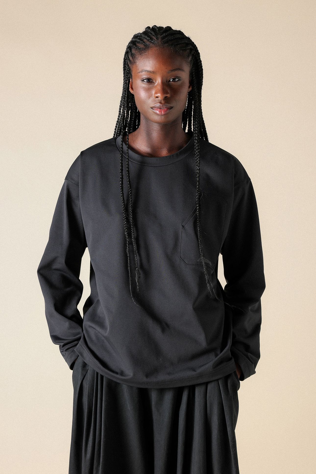 UNISEX SL HEAVY LONG SLEEVE TEE BLACK 3