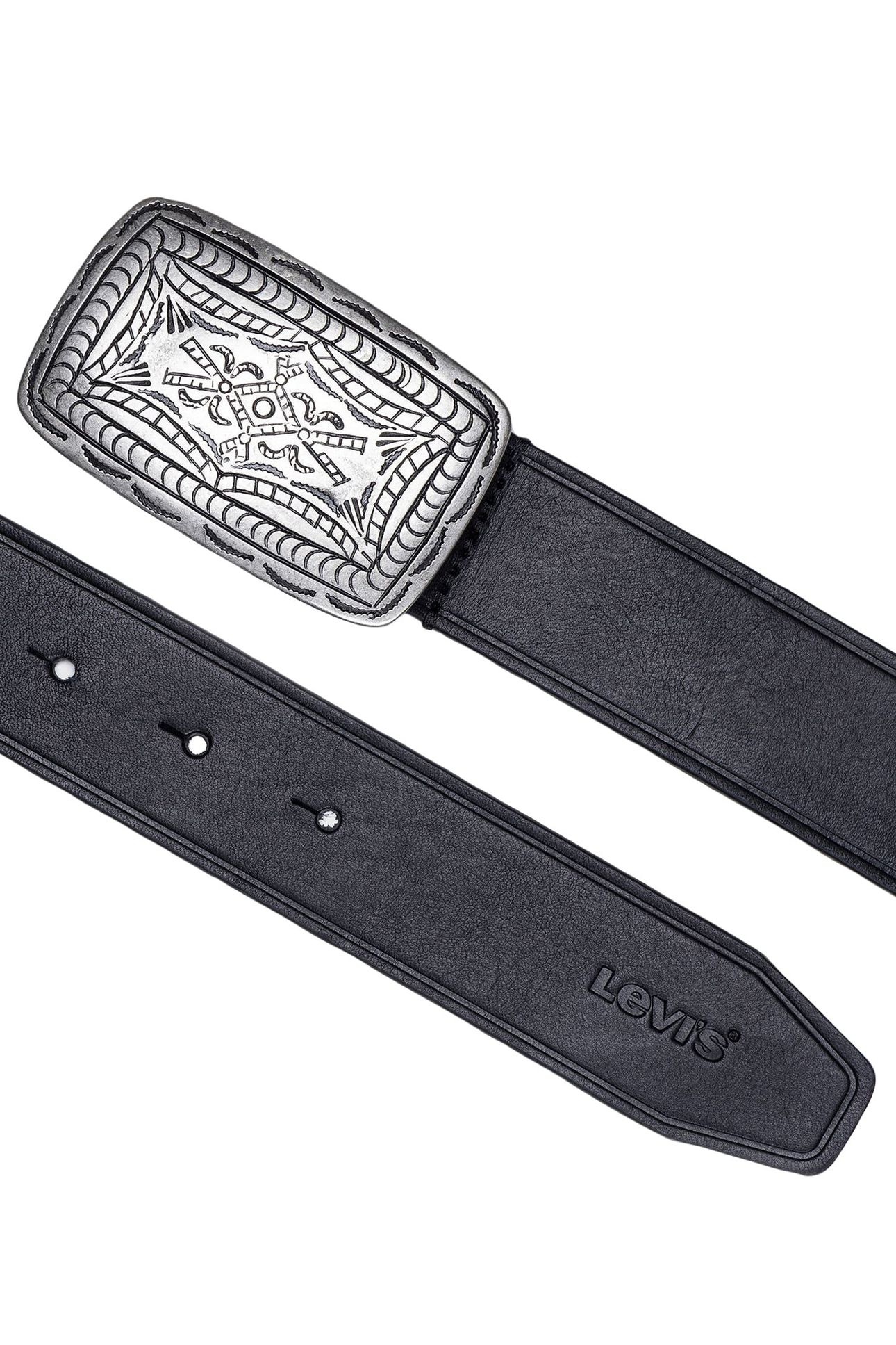 WESTERN PLAQUE BELT IN BLACK 3