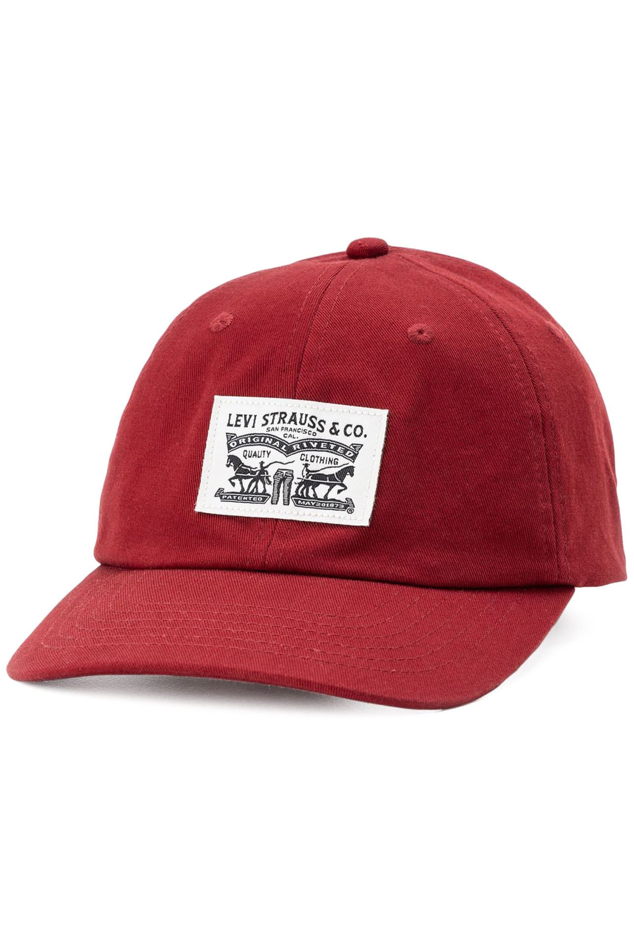 RELAXED DAD CAP MERLOT 1
