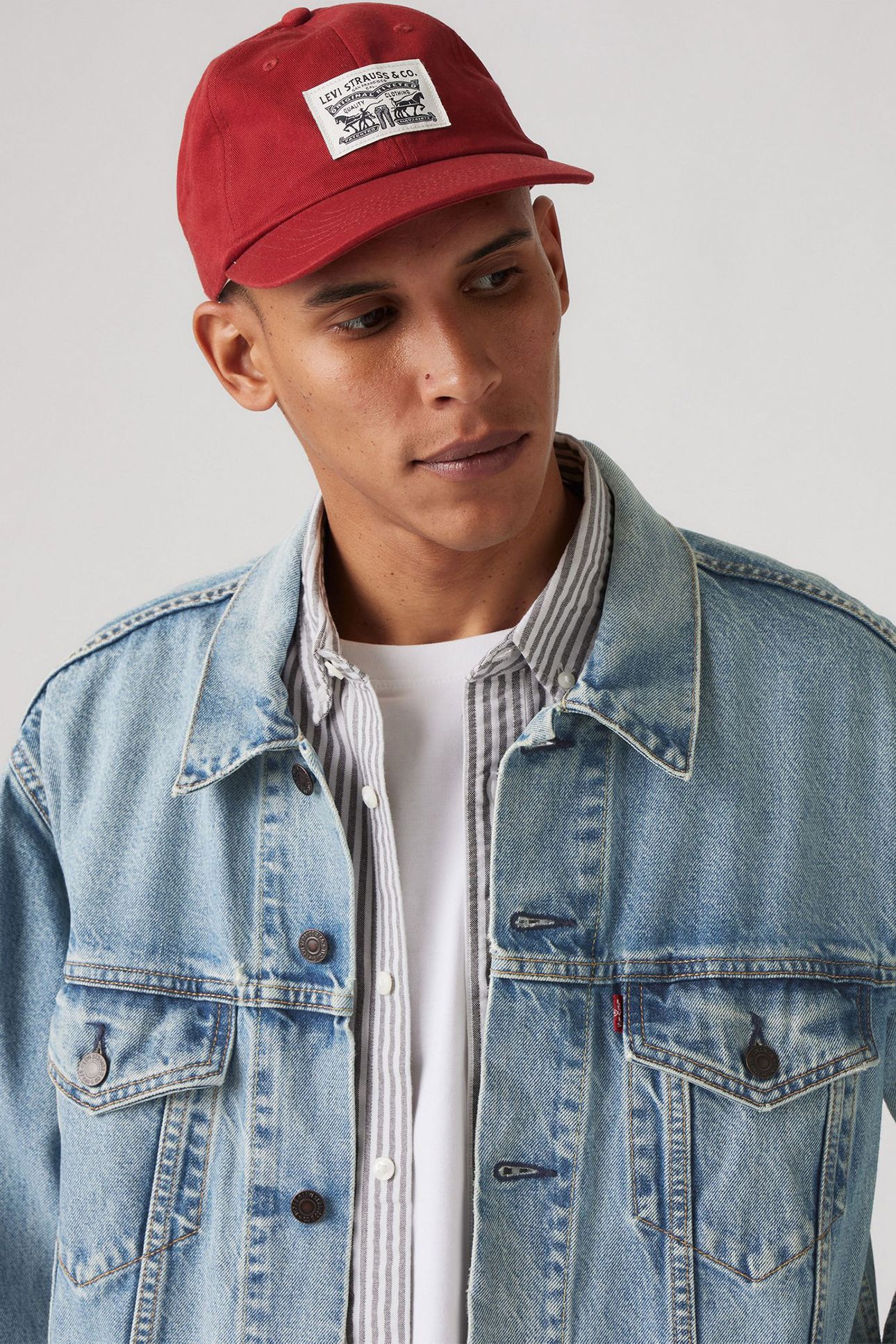 RELAXED DAD CAP MERLOT 2