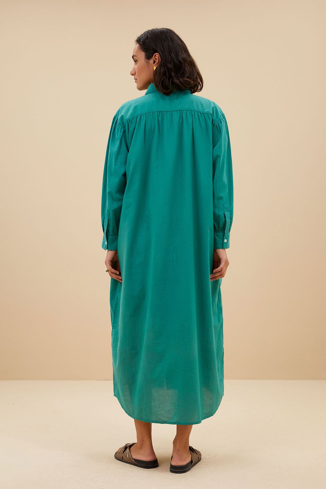 SHIRT DRESS SPRING GREEN 2