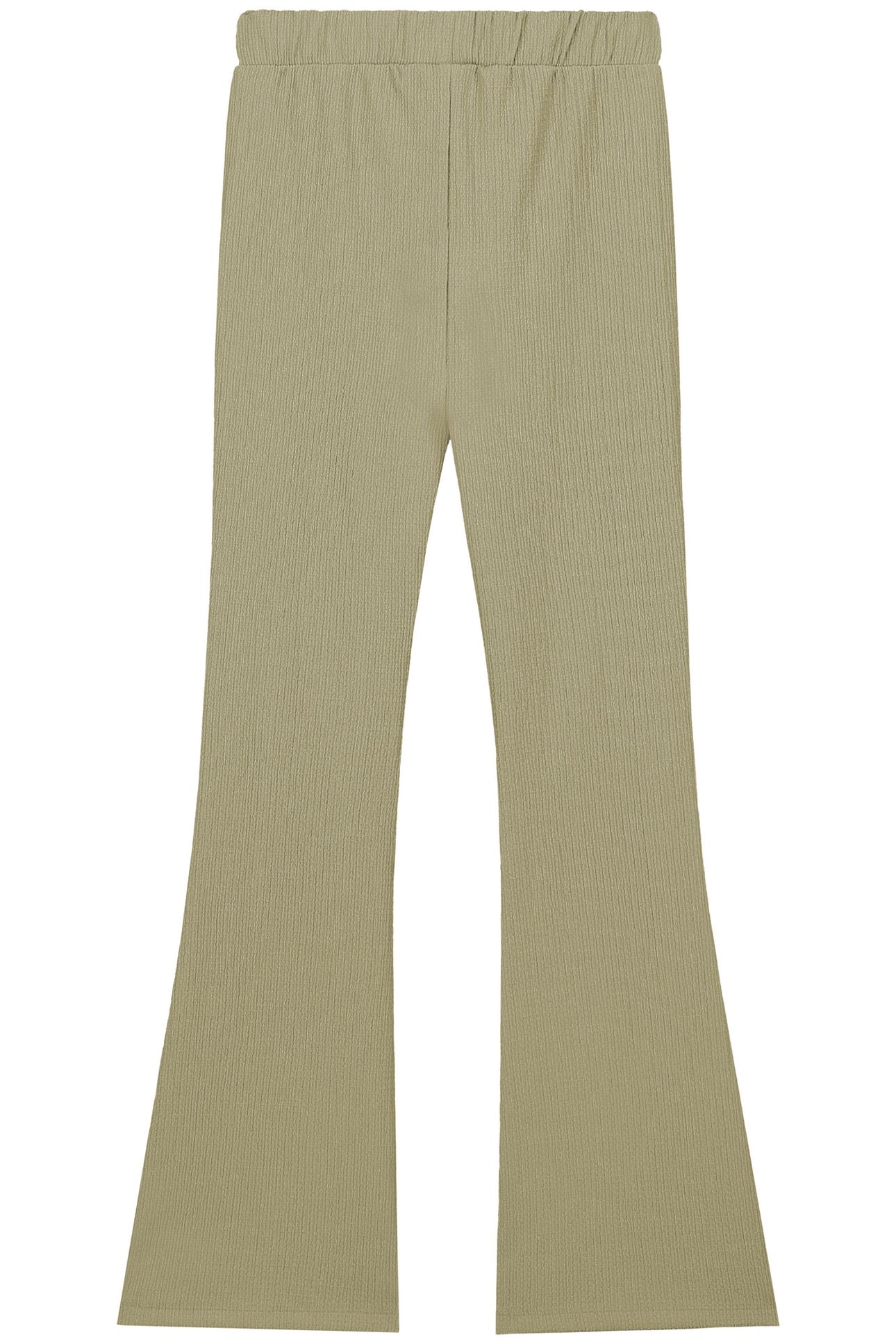 VONDA FLARED PANTS CROCODILE GREEN 3