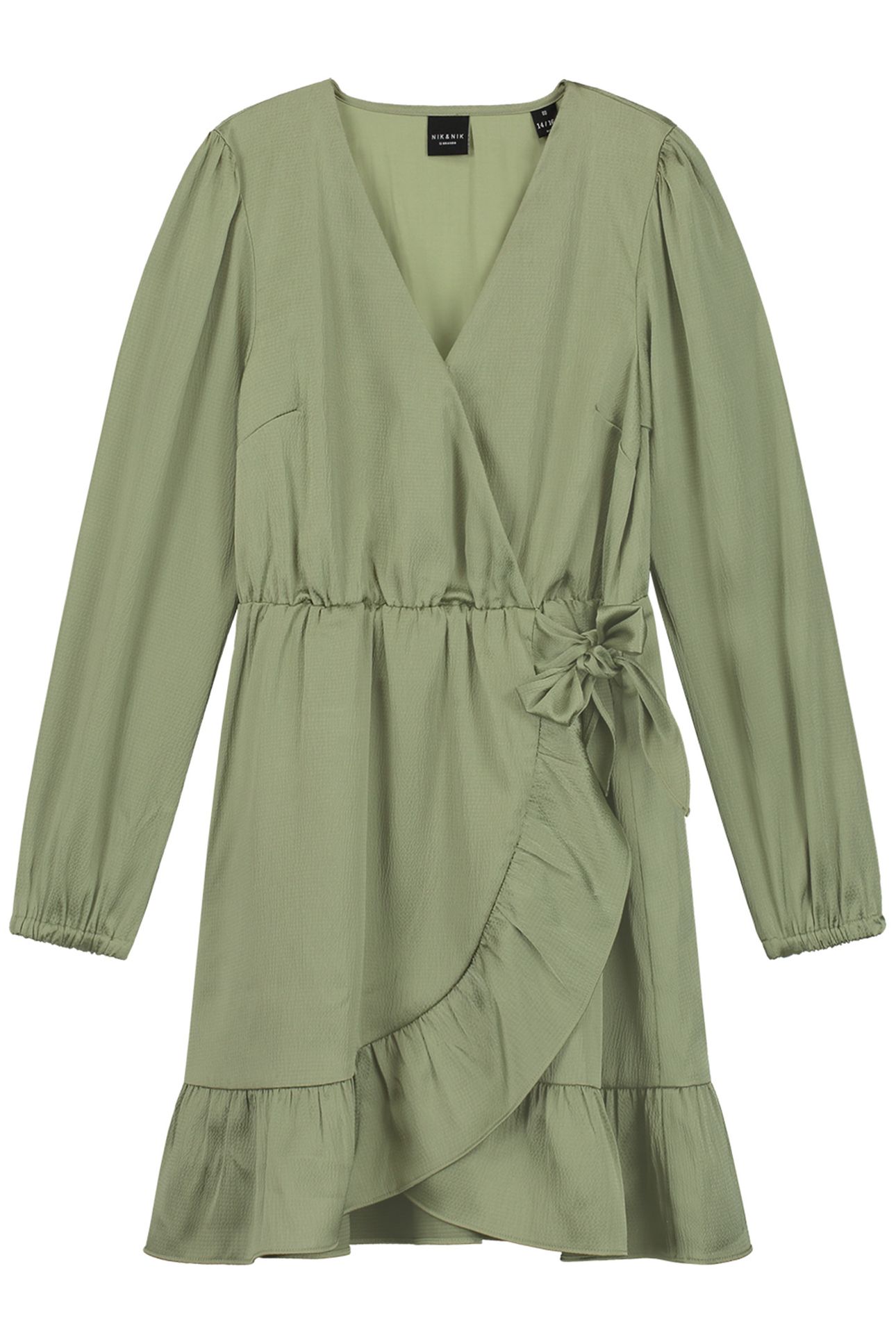 LENNOX DRESS CROCODILE GREEN 1