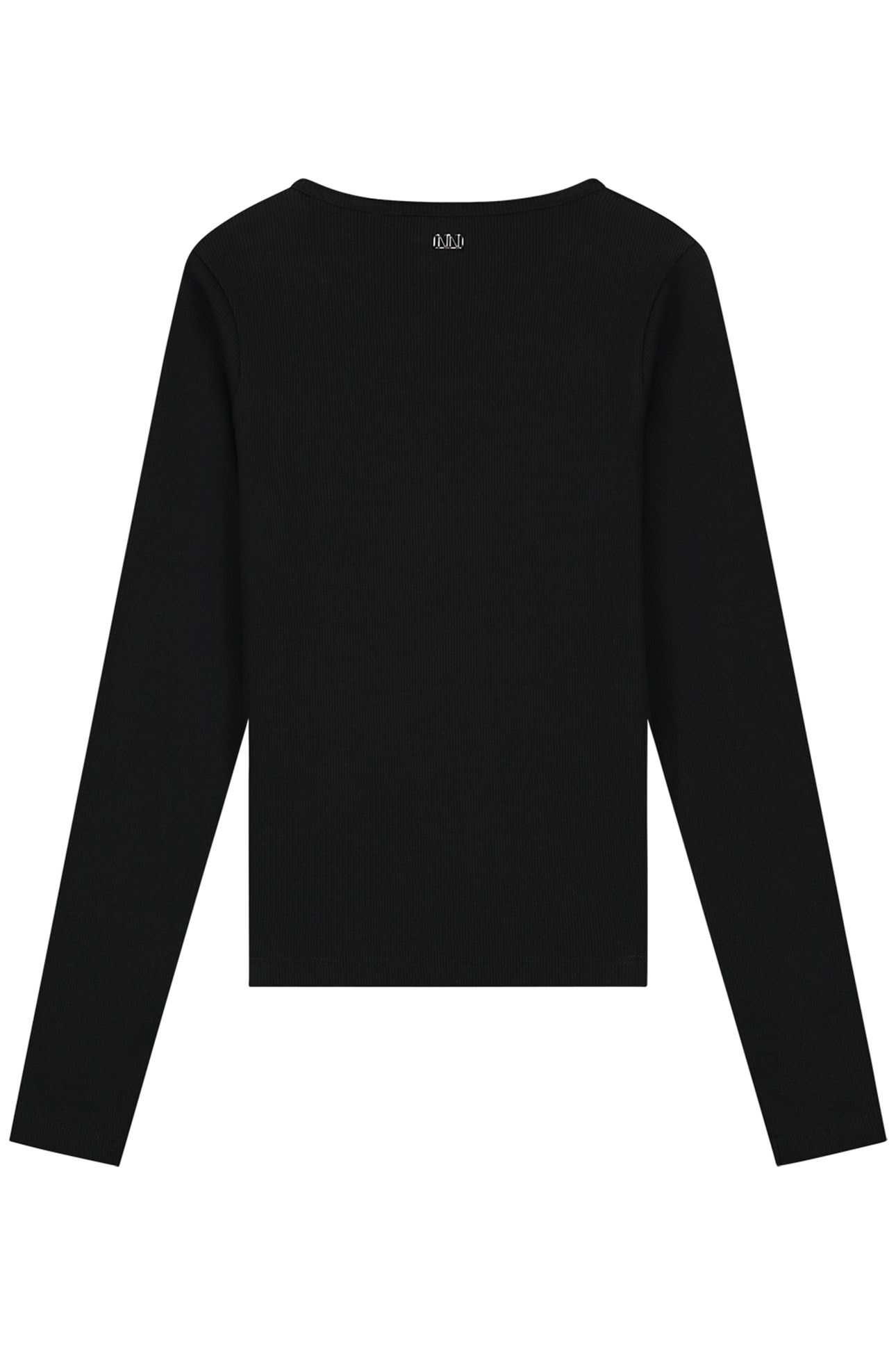 PRESLEY LS RIB TOP BLACK 3