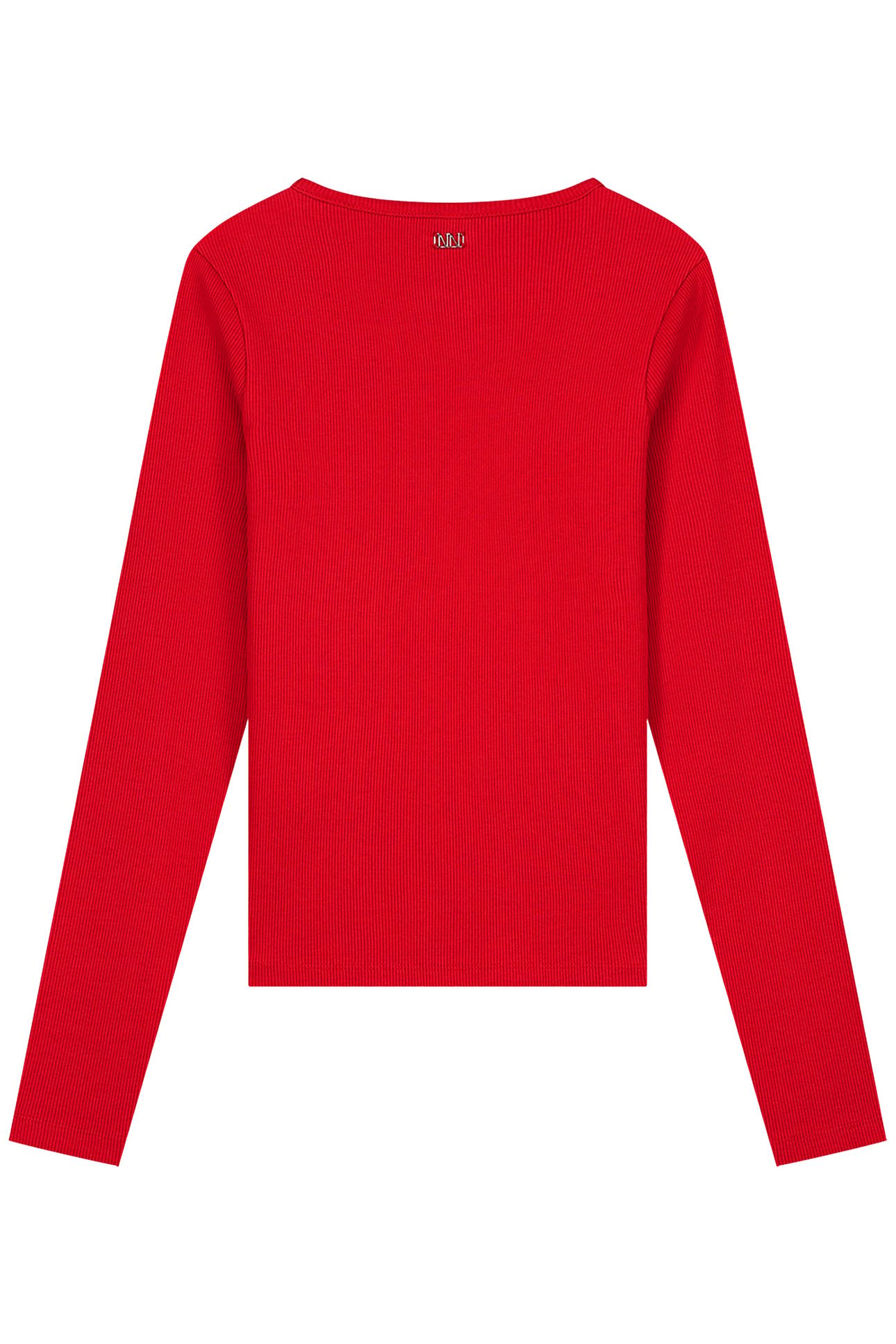 PRESLEY LS RIB TOP RUBY RED 3