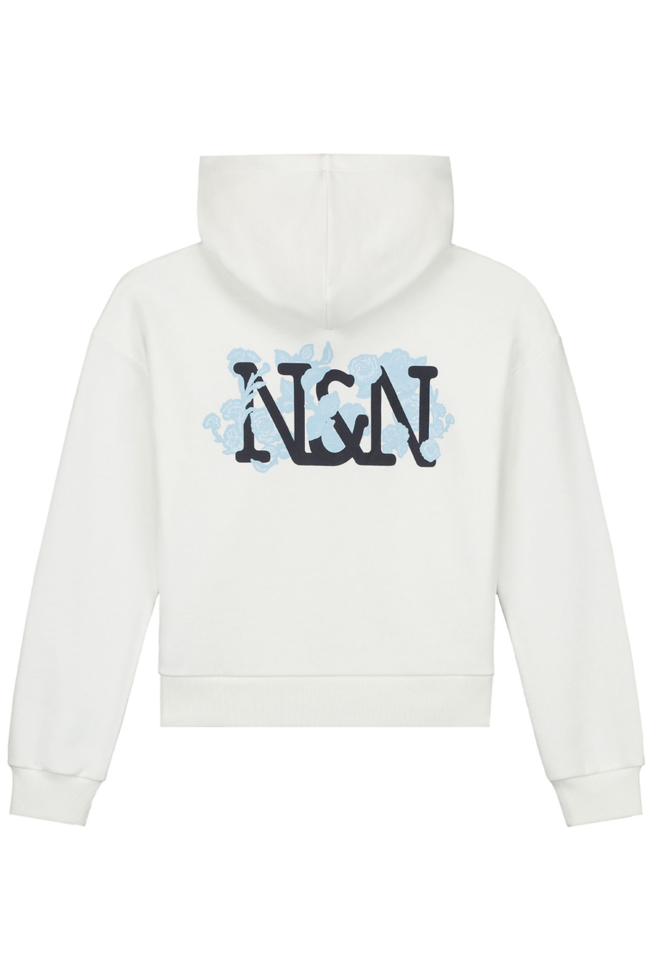 LACIE HOODIE OFF WHITE/SKY BLUE 3