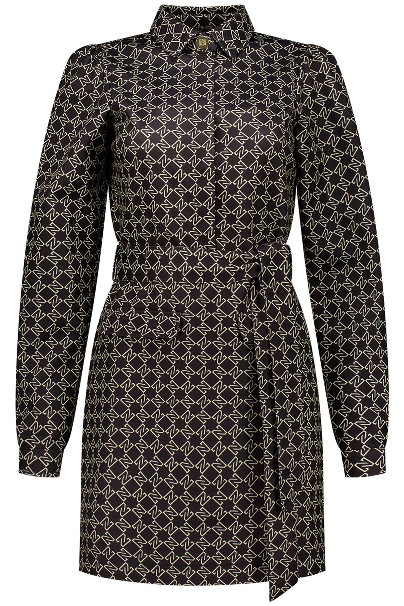 MONOGRAM LOGO DRESS BLACK 2