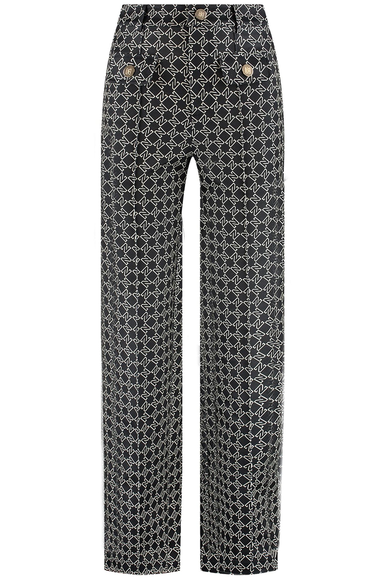MONOGRAM LOGO PANTS BLACK 1