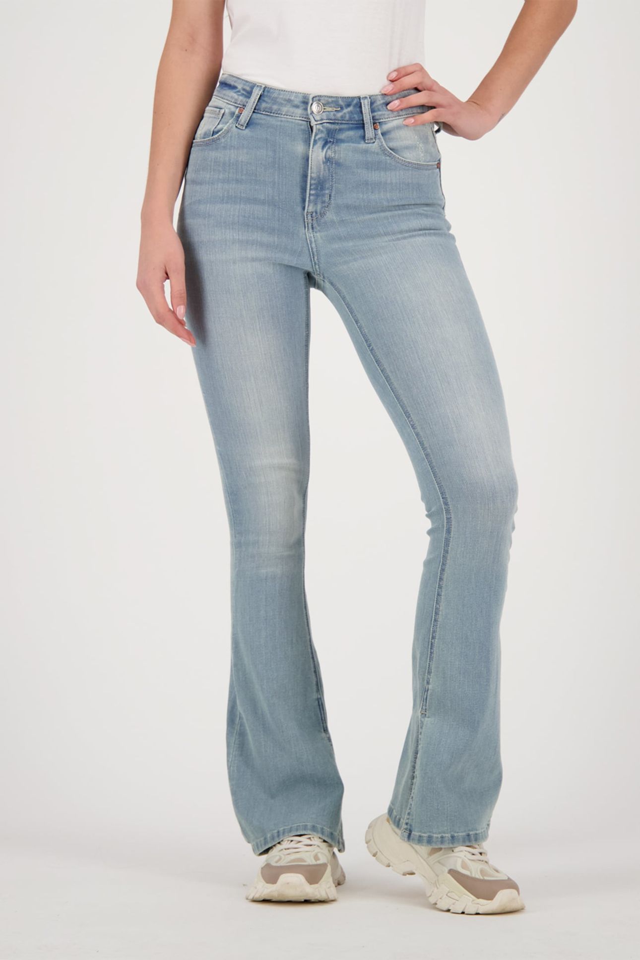 SUNRISE SPLIT JEANS VINTAGE BLUE 1