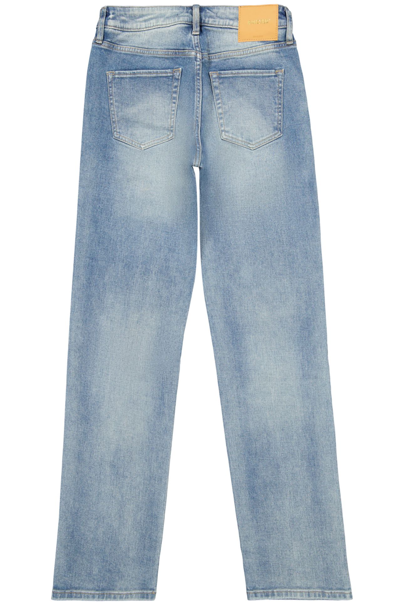 DAWN YOKE JEANS MID BLUE STONE 5