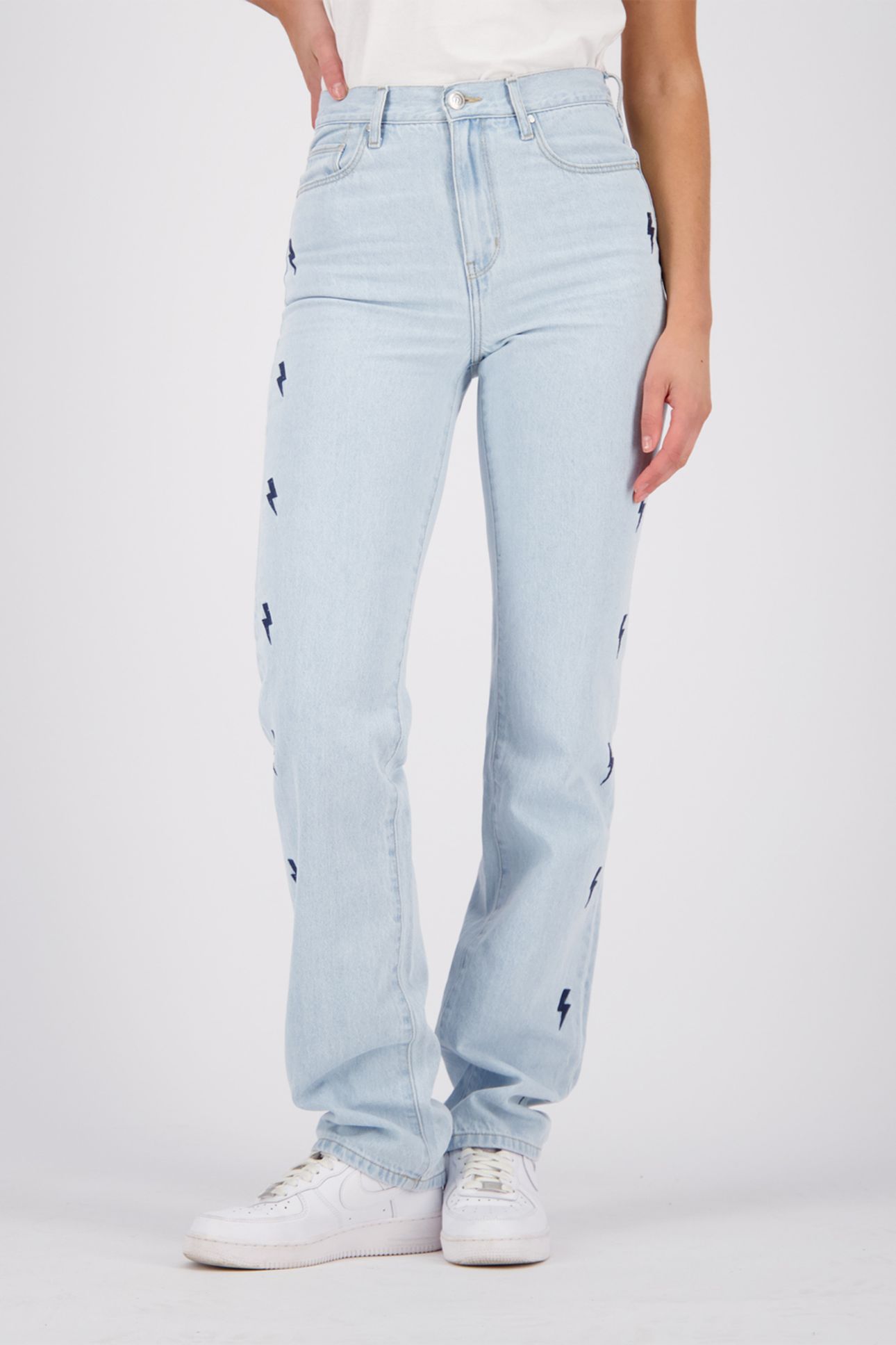 SUNSET LIGHTNING JEANS LIGHT BLUE STONE 1