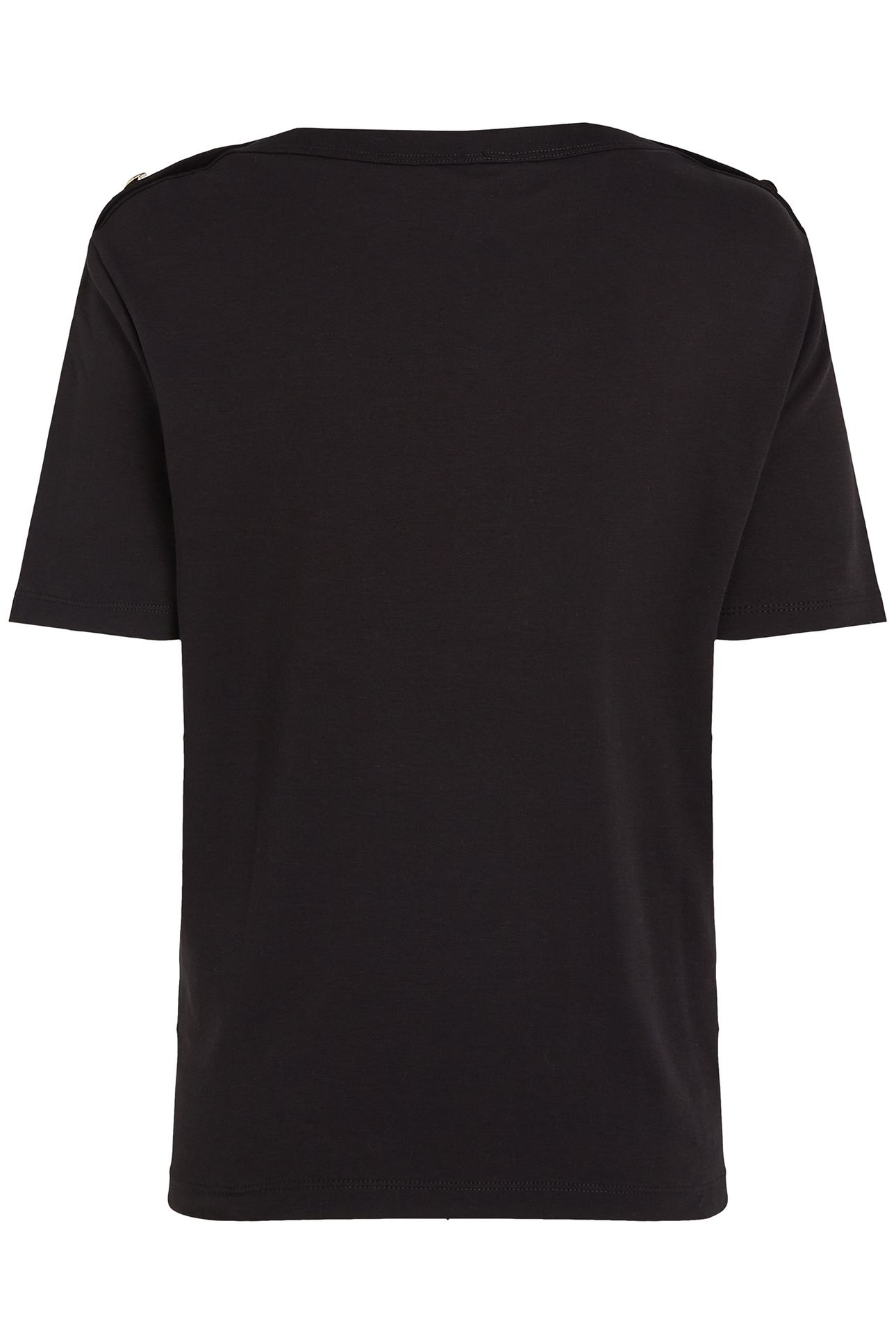 TOMMY HILFIGER STANDARD FIT T-SHIRT BLACK 4