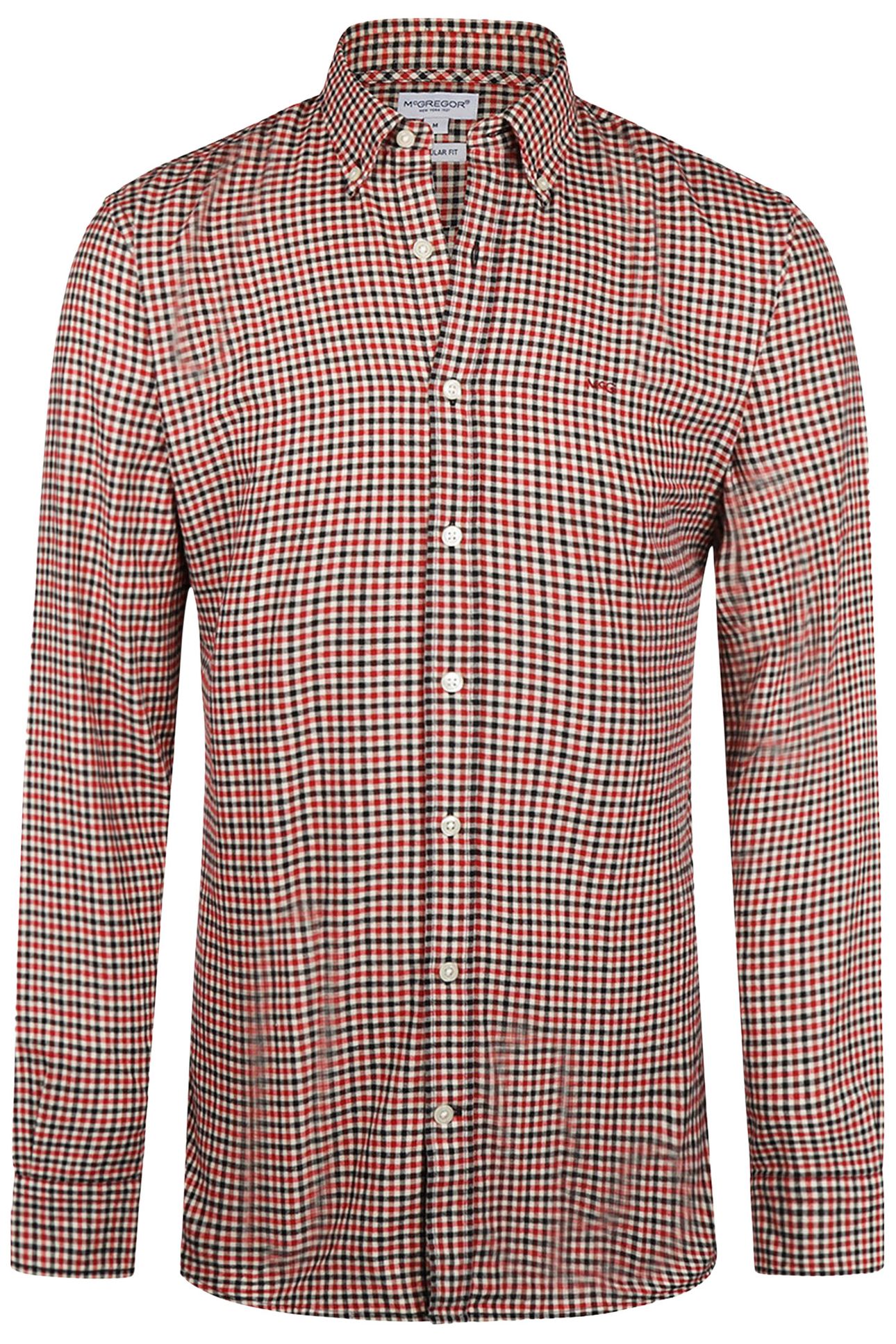 TATTERSAL CHECK SHIRT CHESNUT 1
