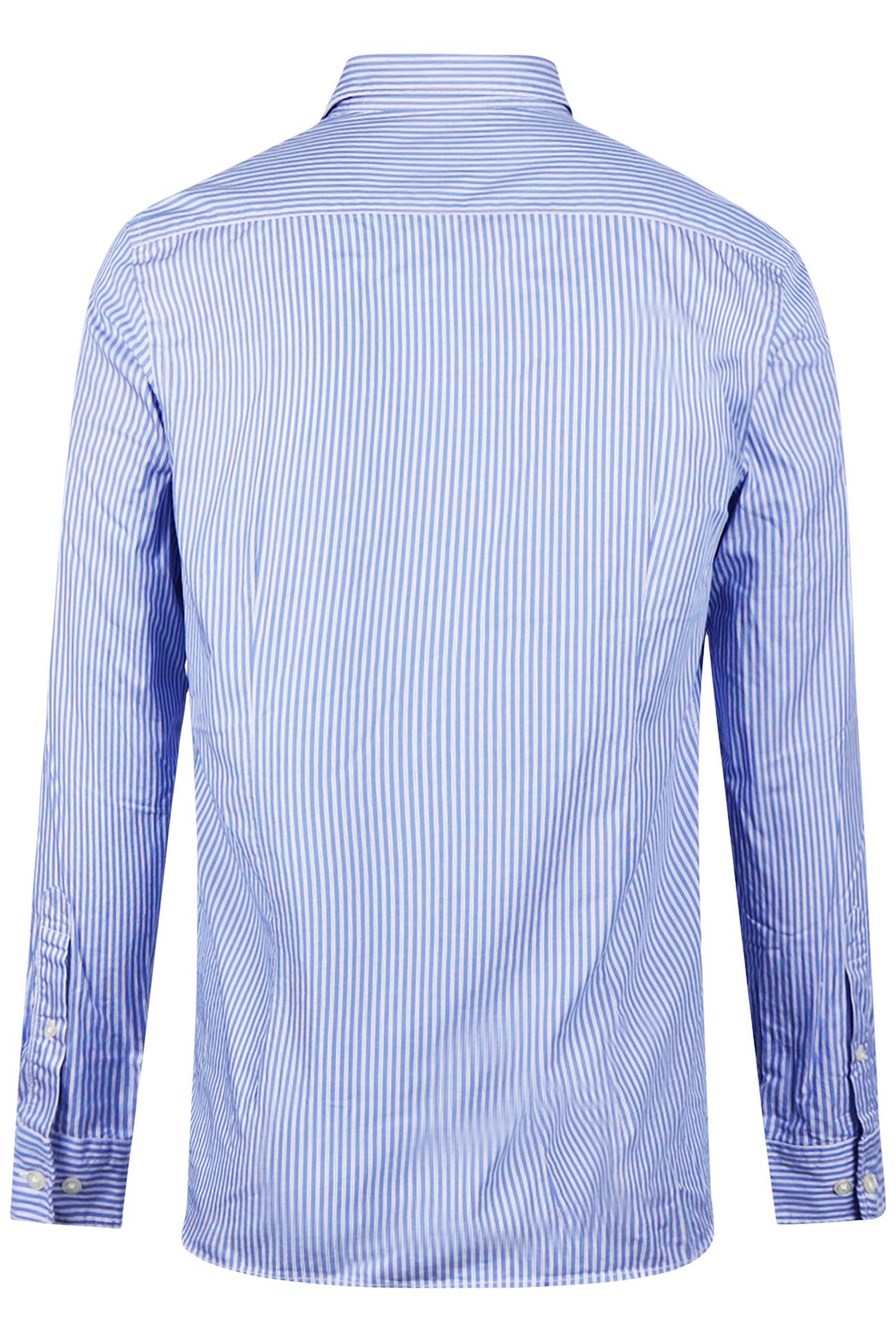STRIPE SHIRT MEDIUM BLUE 5