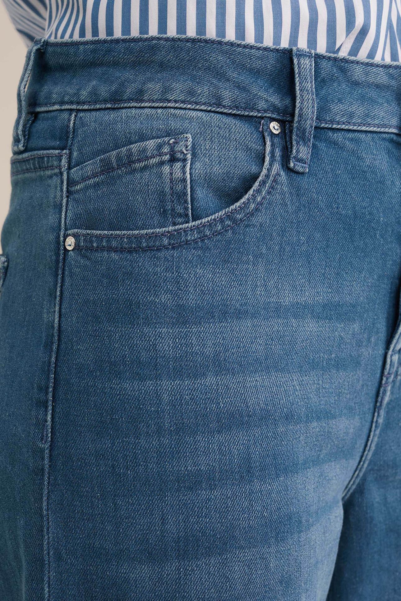 5-POCKET HIGH WAIST DARK BLUE 6