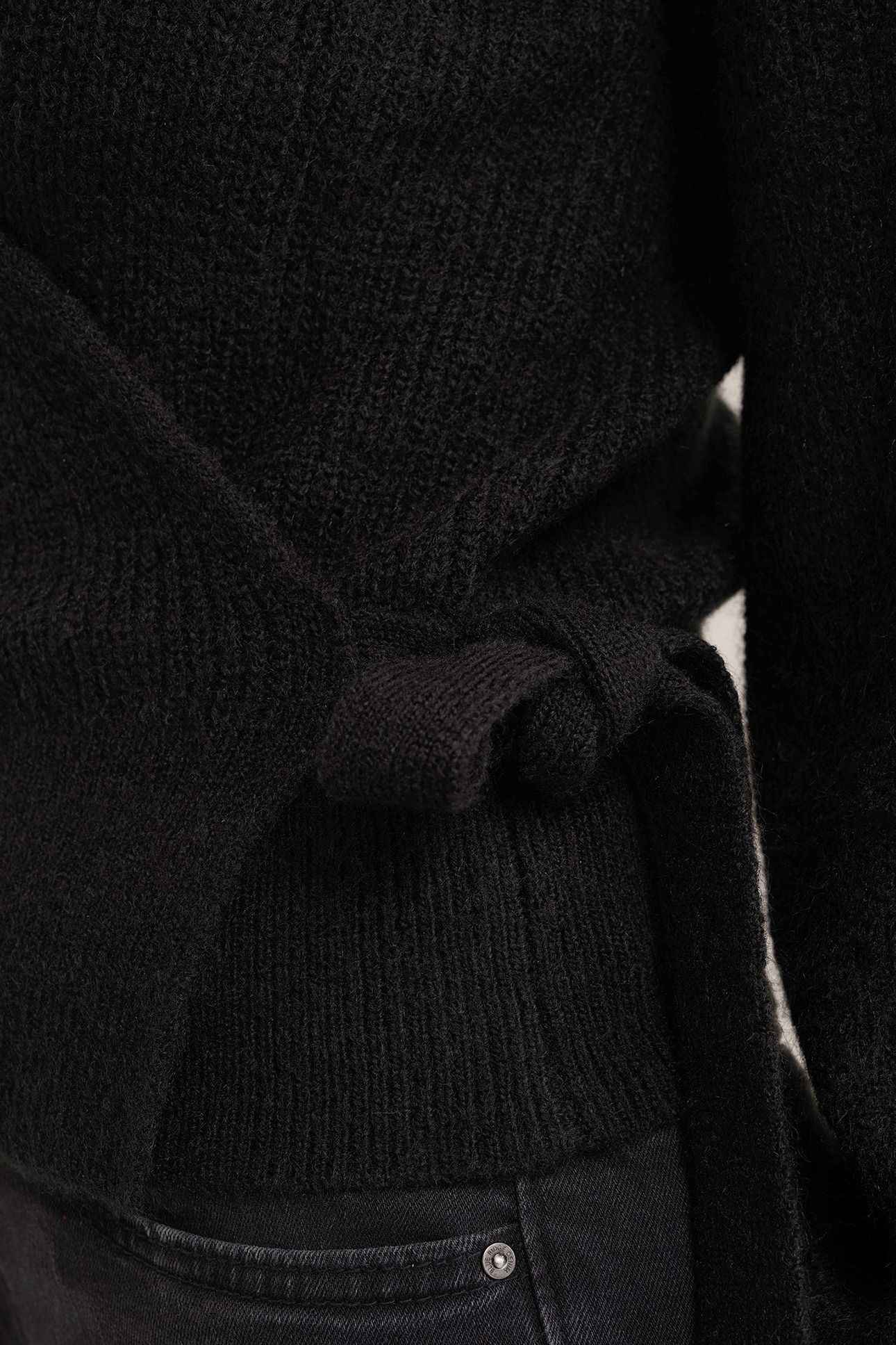 WRAP CARDIGAN BLACK 5