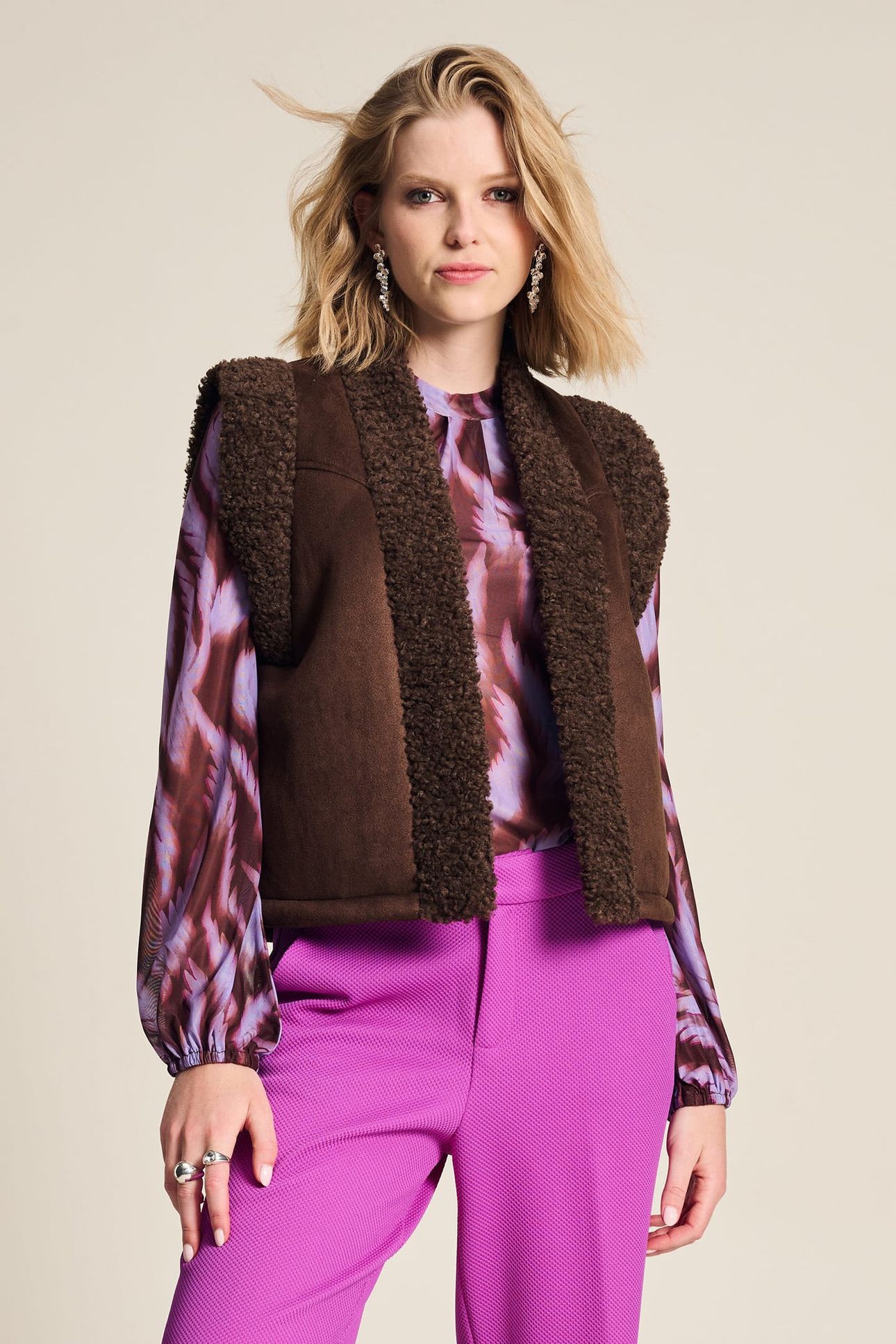 GILET - LAMMY BROWN 1