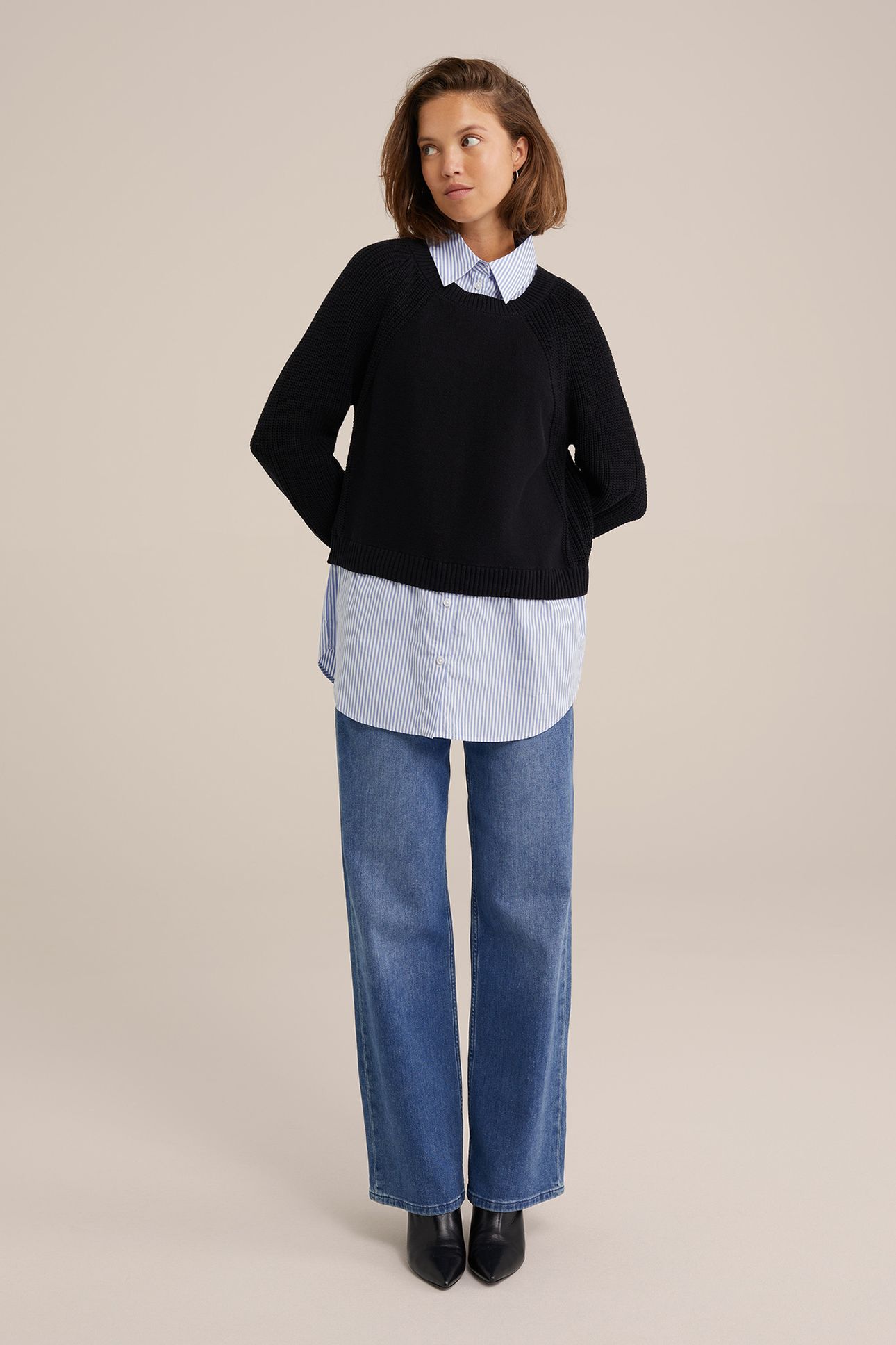 KNITTED PULLOVER BLACK 3