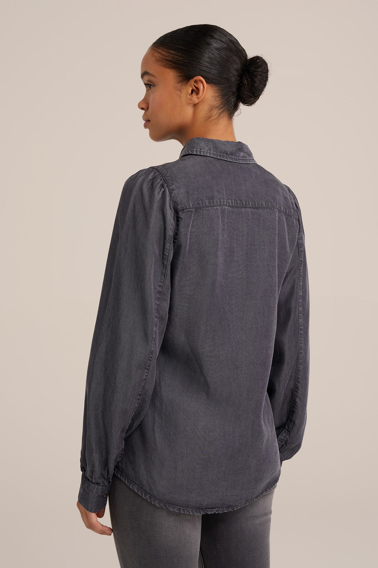 BLOUSE DARK GREY 2