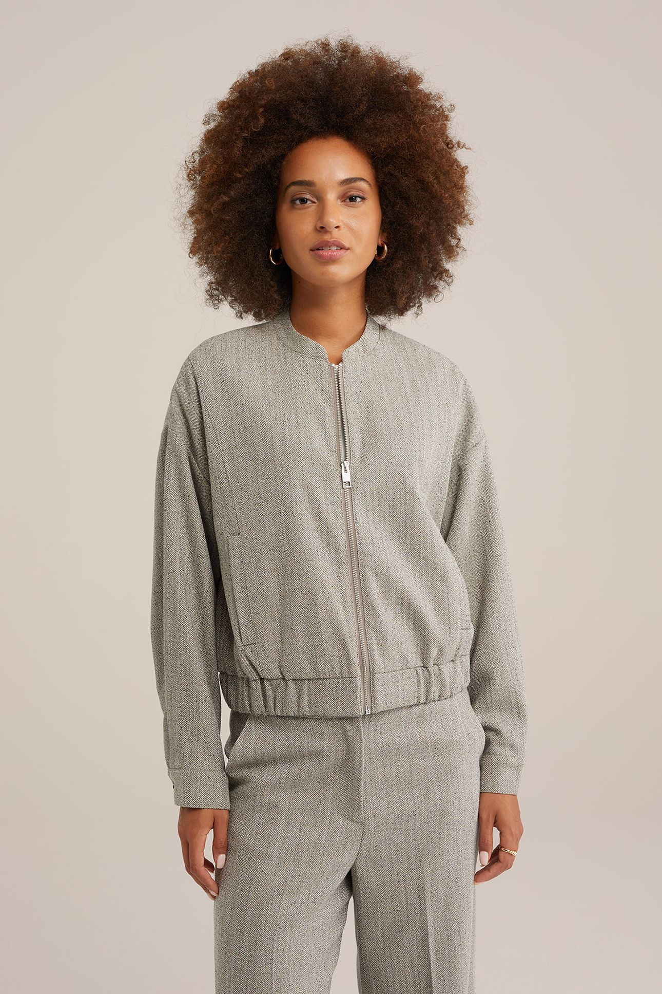 BOMBER LIGHT GREY 1