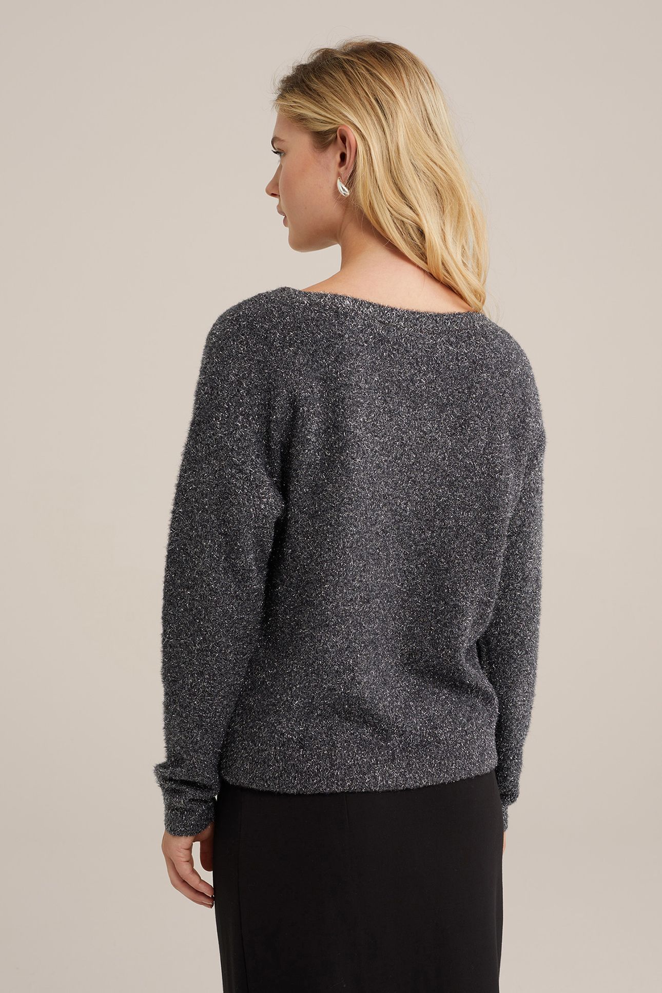 KNITTED PULLOVER SILVER 2